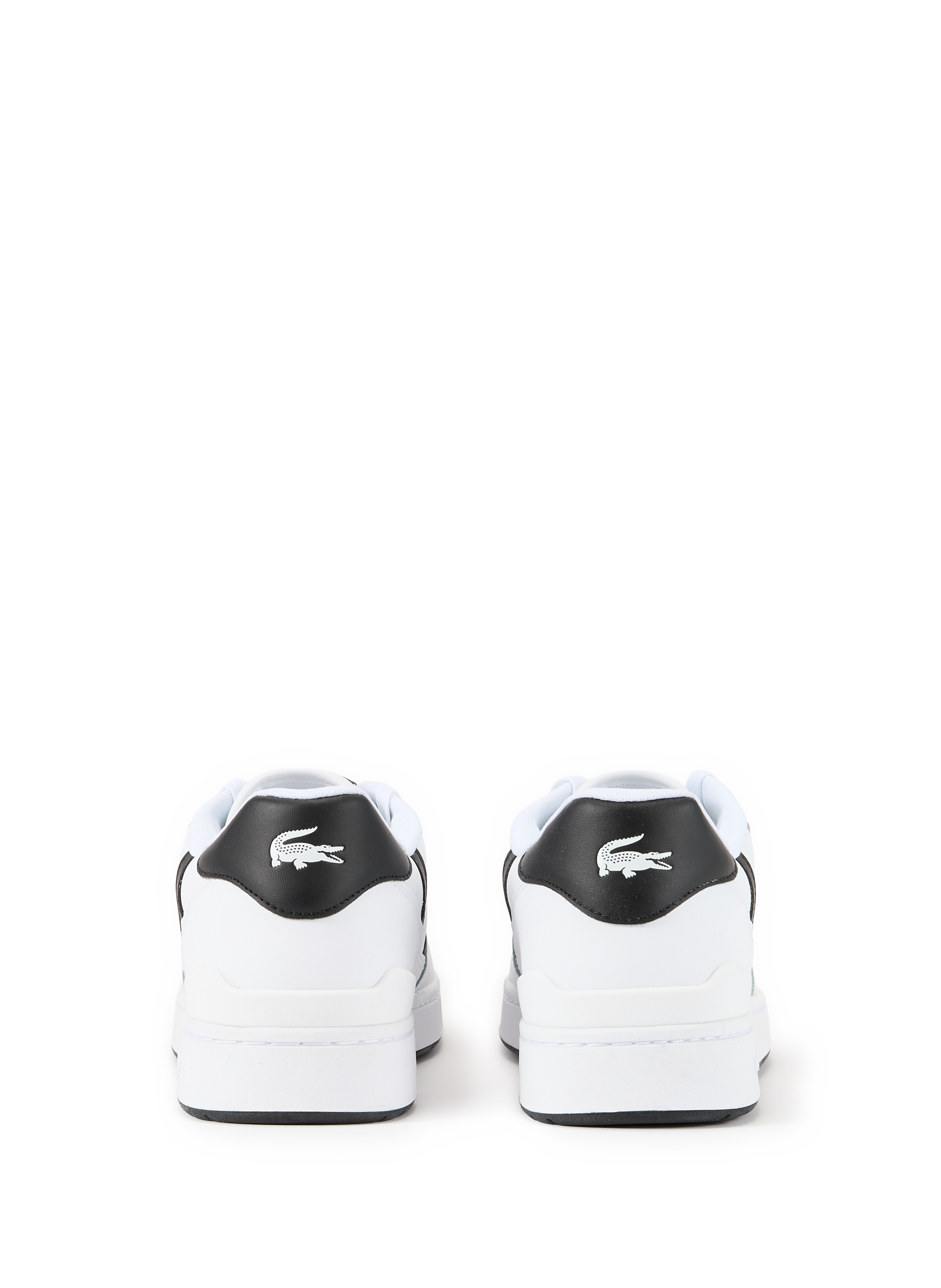 Baskets T-Clip Set en cuir mélangé LACOSTE Blanc