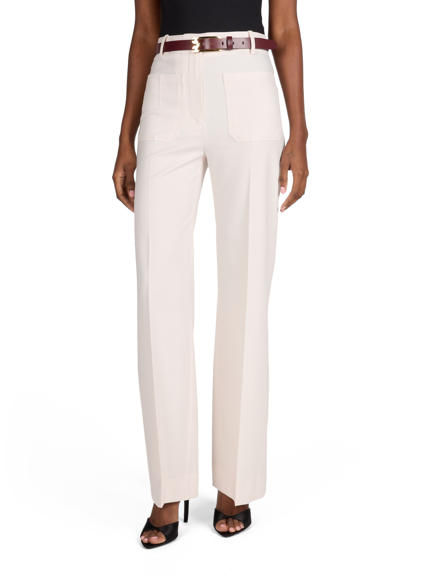 Pantalon de costume uni VICTORIA BECKHAM Beige