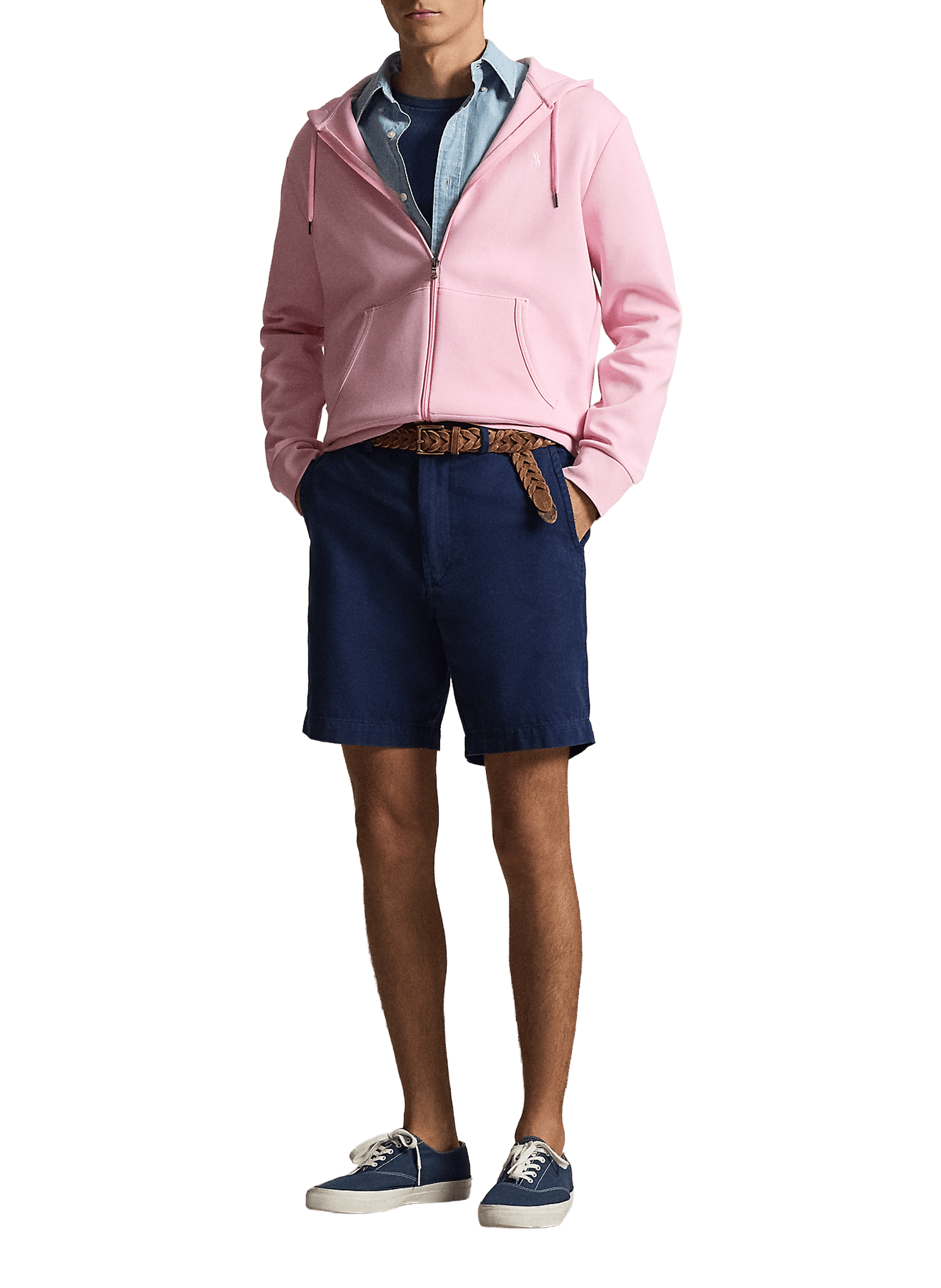 Hoodie avec fermeture à glissière POLO RALPH LAUREN Rose