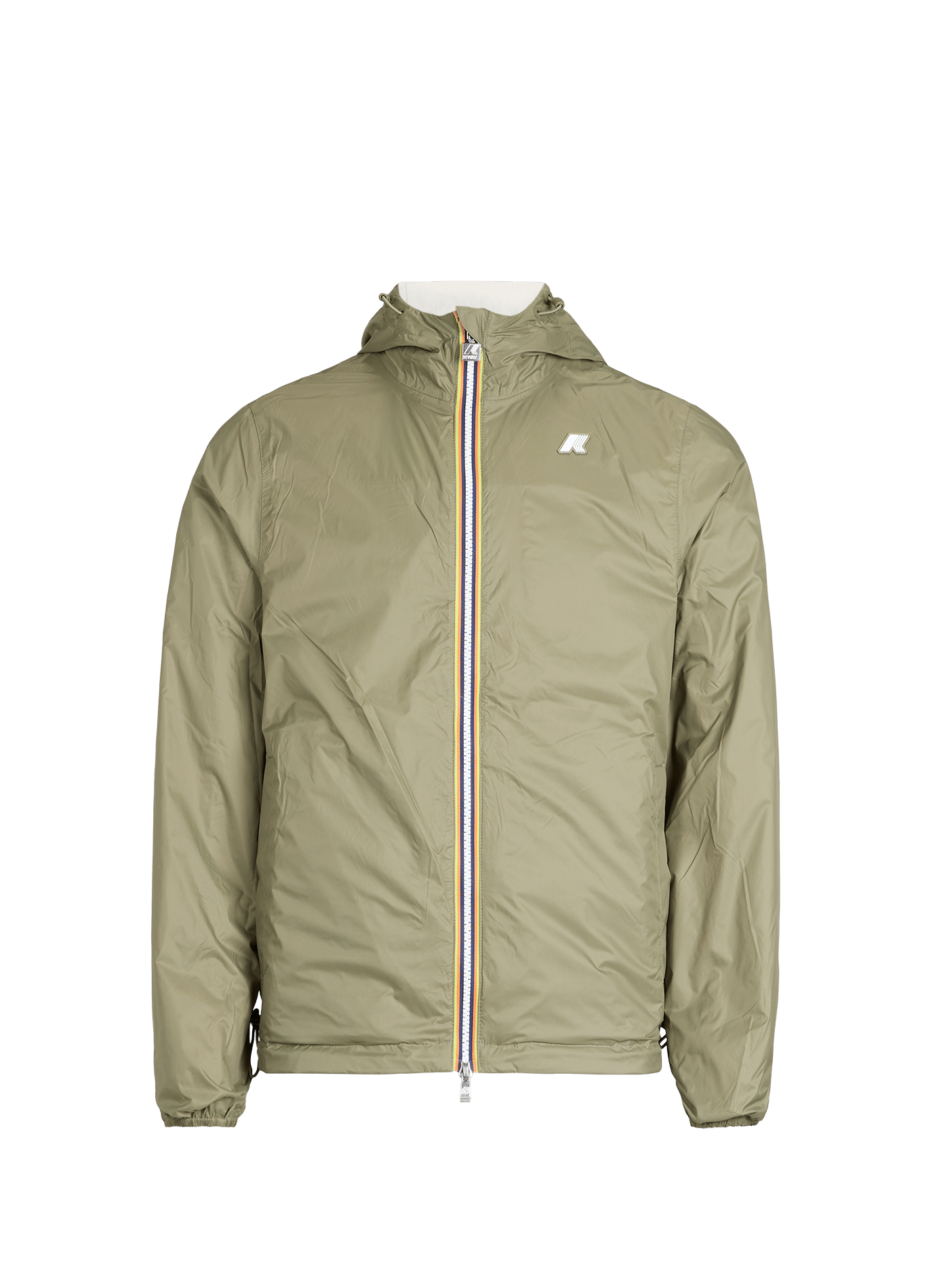 Veste légère réversible en coton mélangé K-WAY Vert