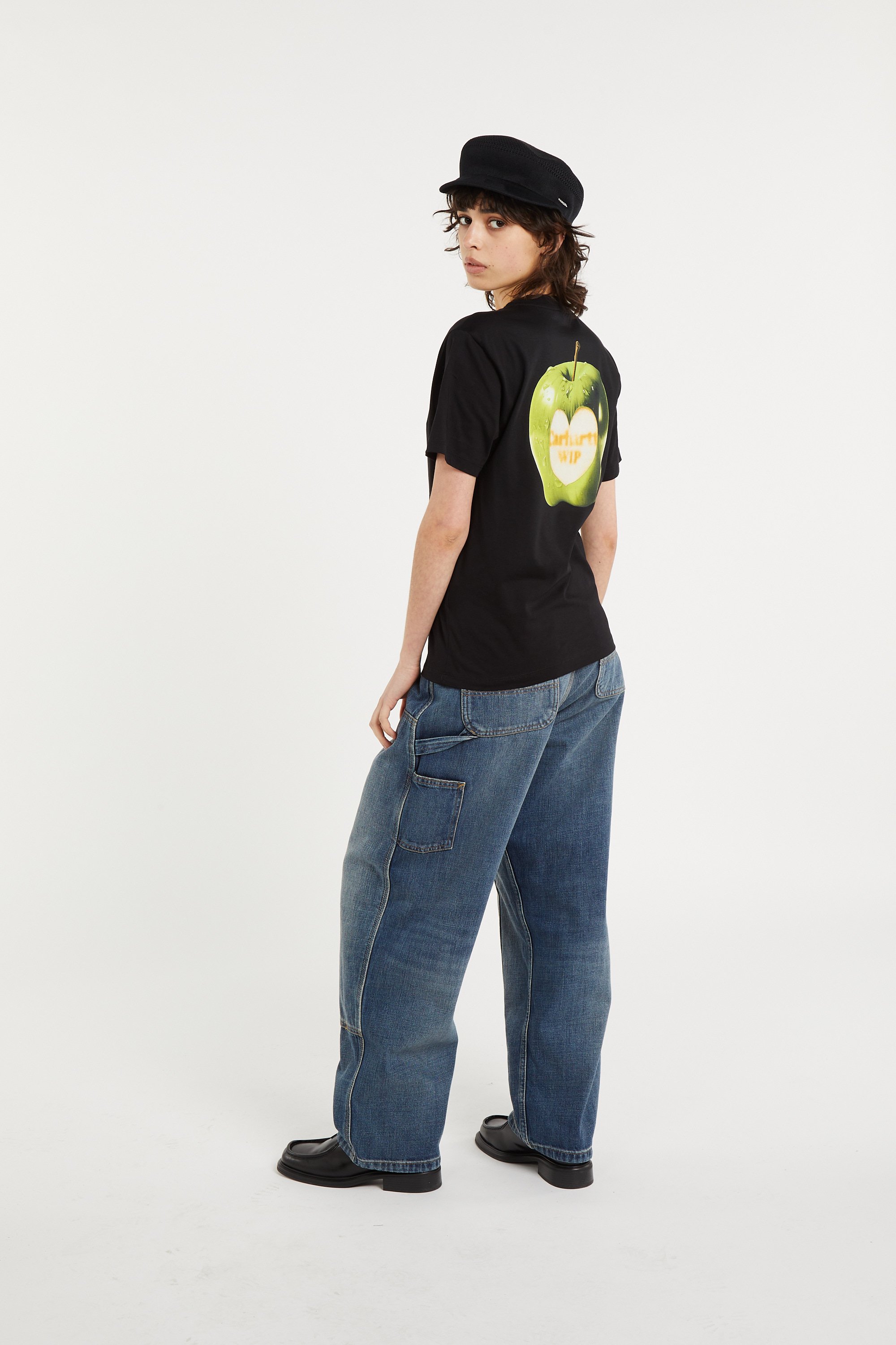 T-shirt w' s/s spoiled t-shirt CARHARTT WIP Noir