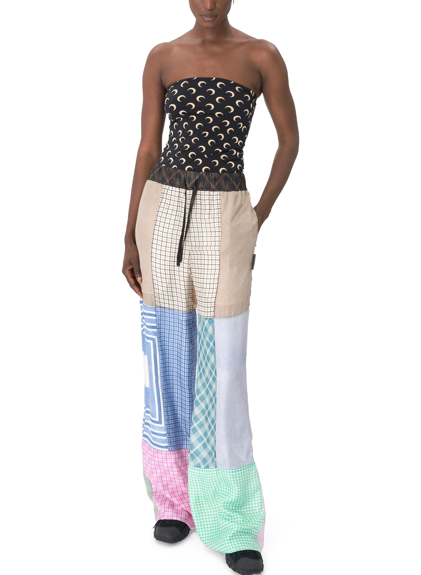 Top met maanprint in jersey | Zwart MARINE SERRE Dames