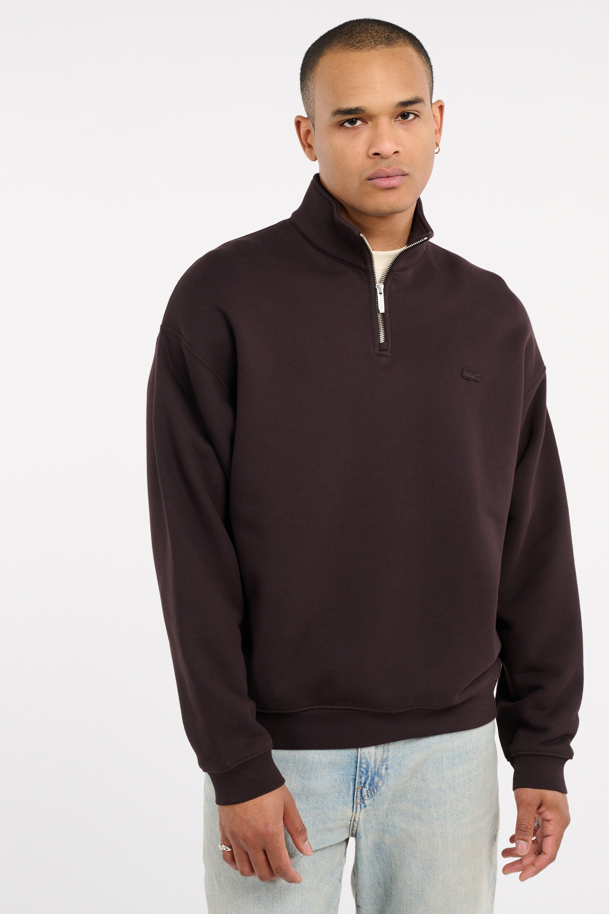 Sweatshirt LACOSTE Marron