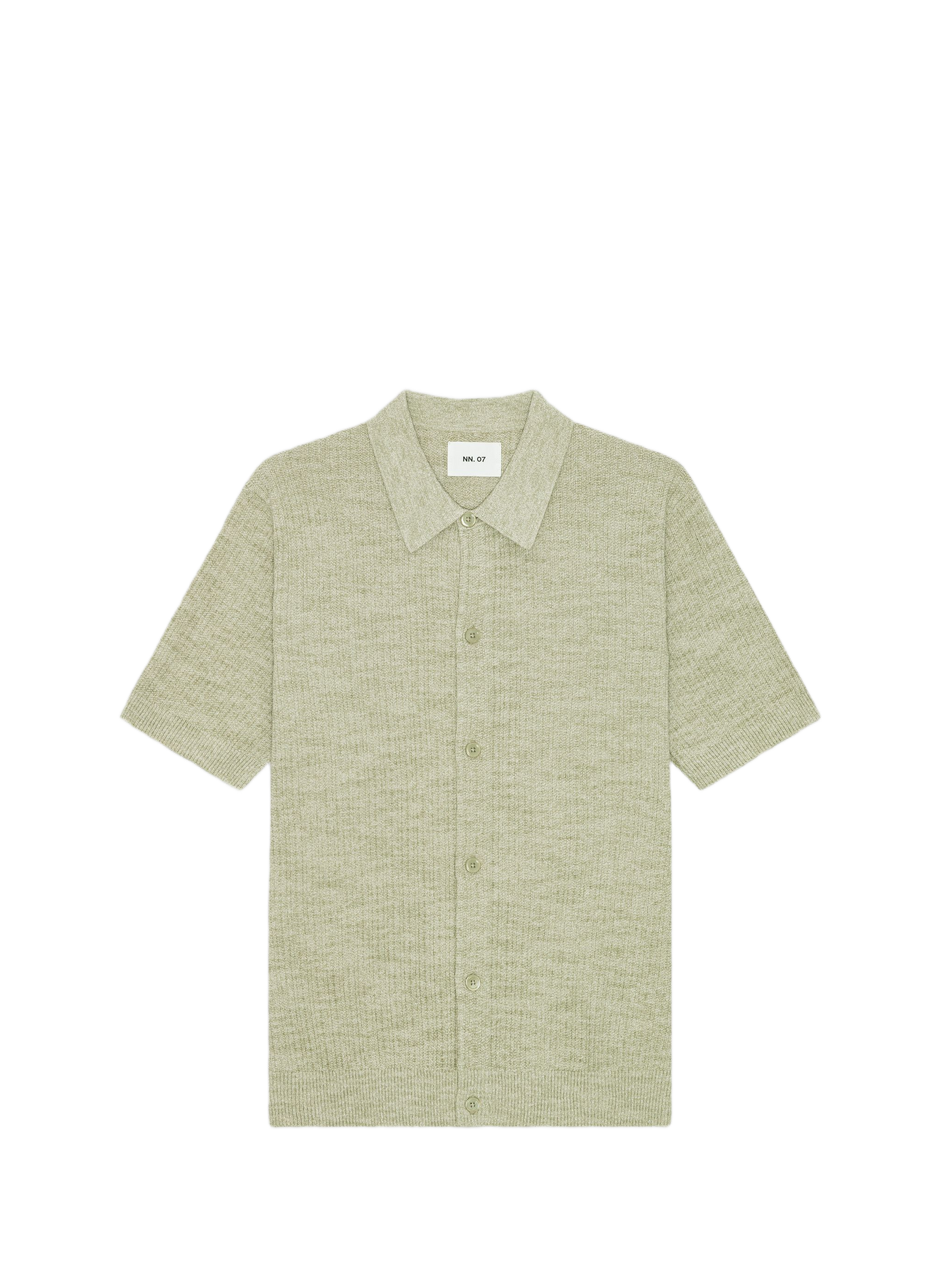Short-sleeved cotton knit vest NN.07 Green