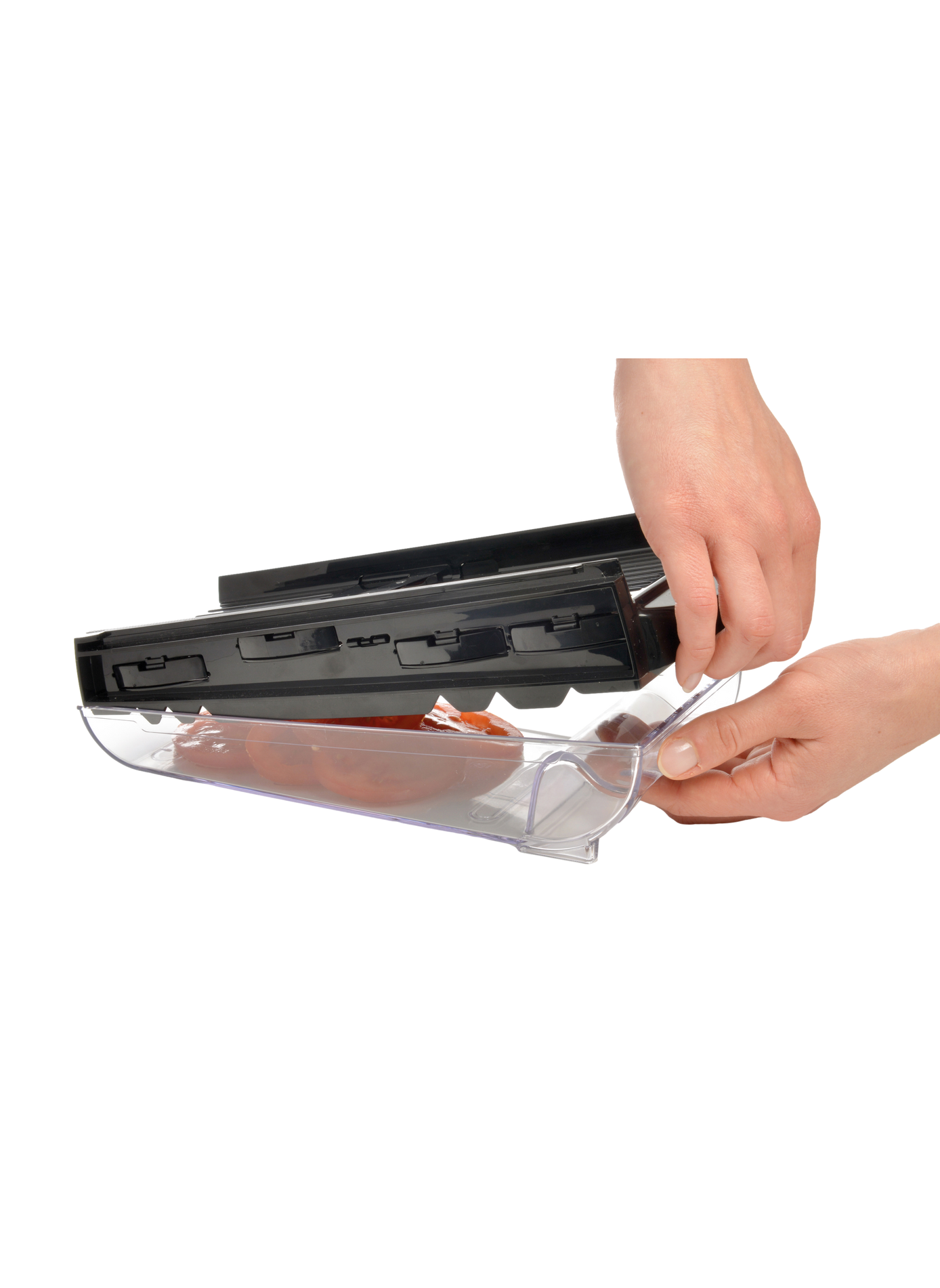 Mandoline with 5 blades and reservoir MASTRAD Black
