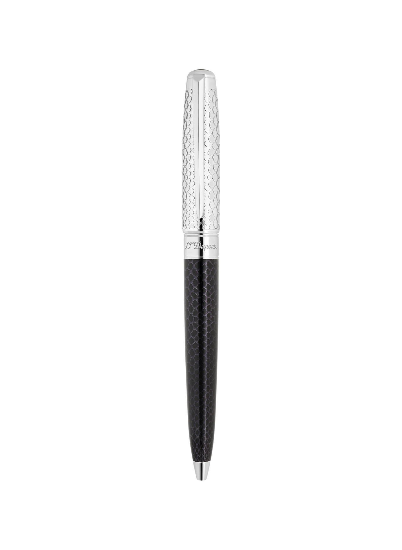 Large Ballpoint Pen Snake Line D Eternity S.T. DUPONT Black