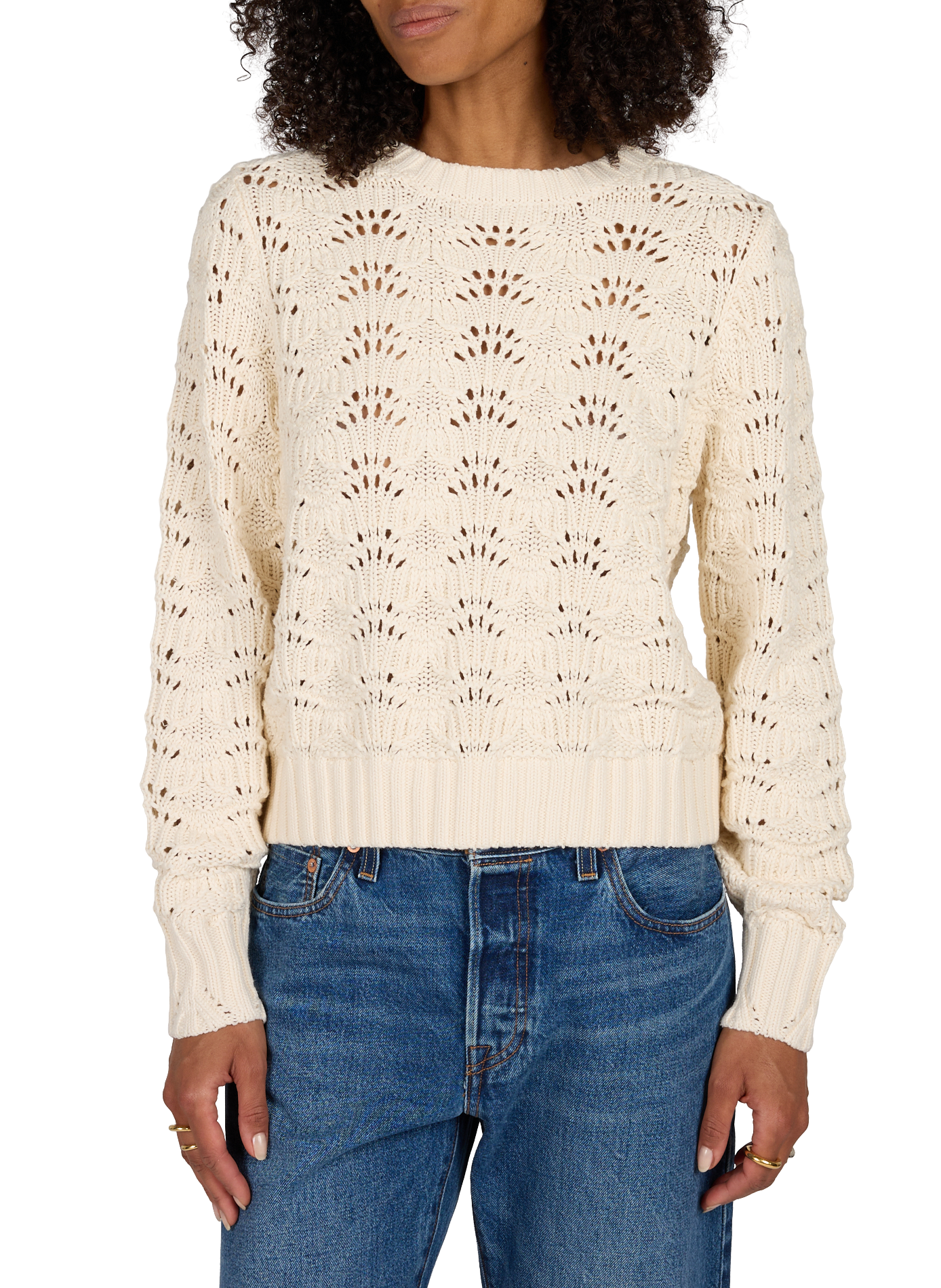 Strickpullover aus Baumwolle LEVI'S Weiss