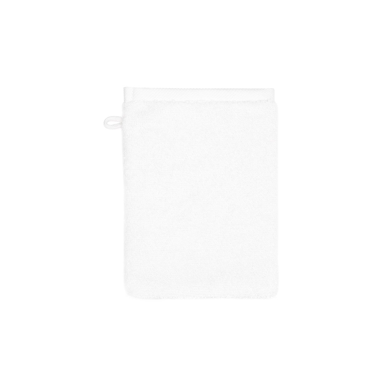 Gant de toilette  en coton, ma douce DESFORGES Blanc