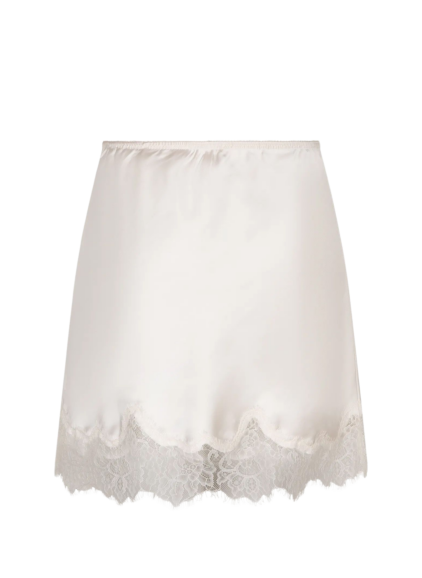 Short lace skirt LOVE STORIES White