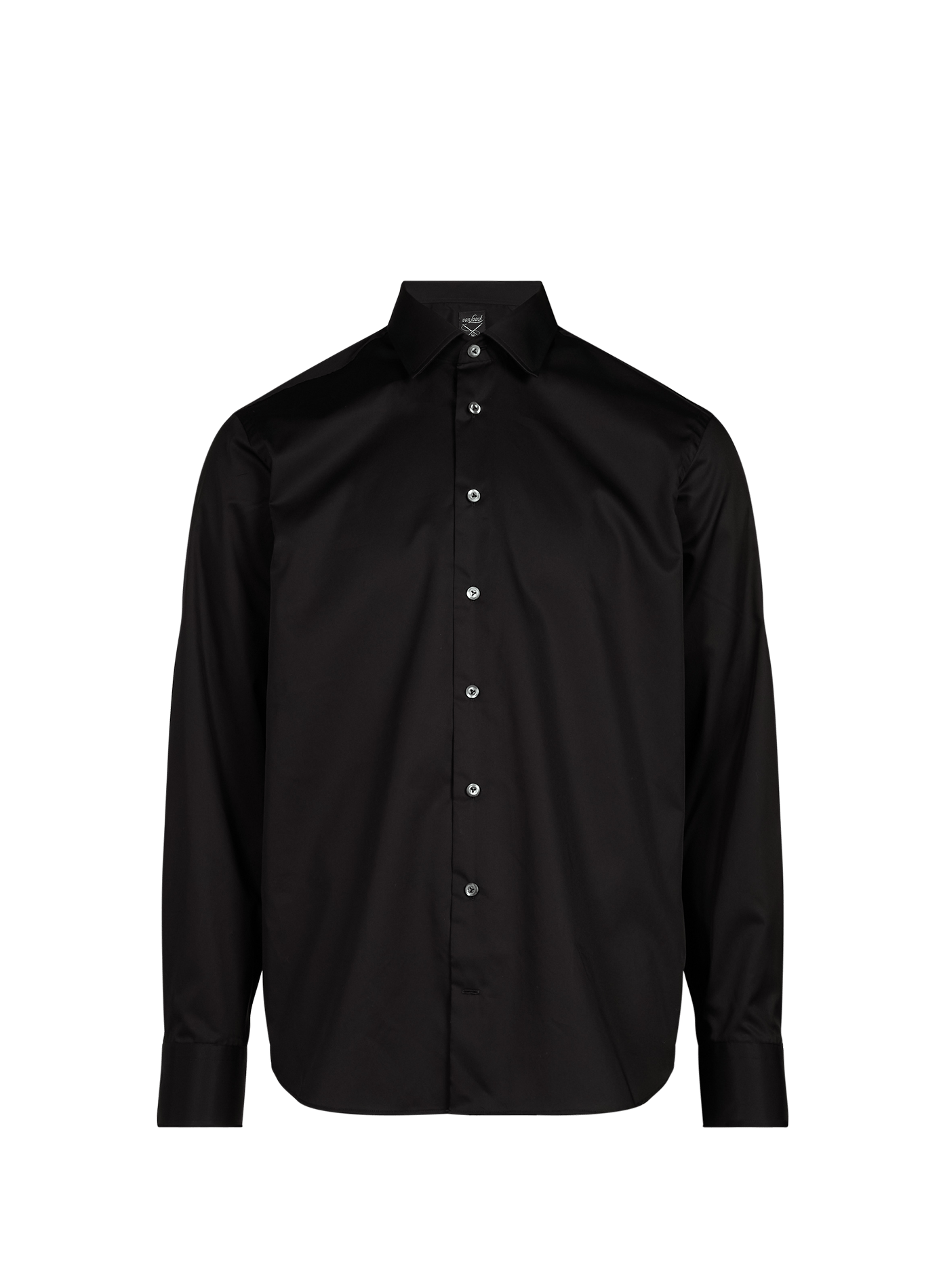 Slim-fit cotton shirt VAN LAACK Black