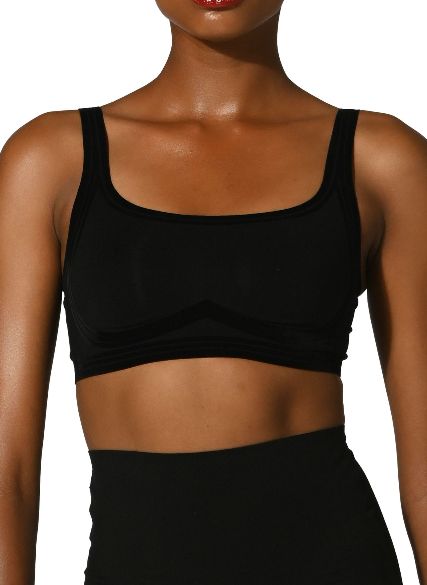 Brassière en coton mélangé WOLFORD Black