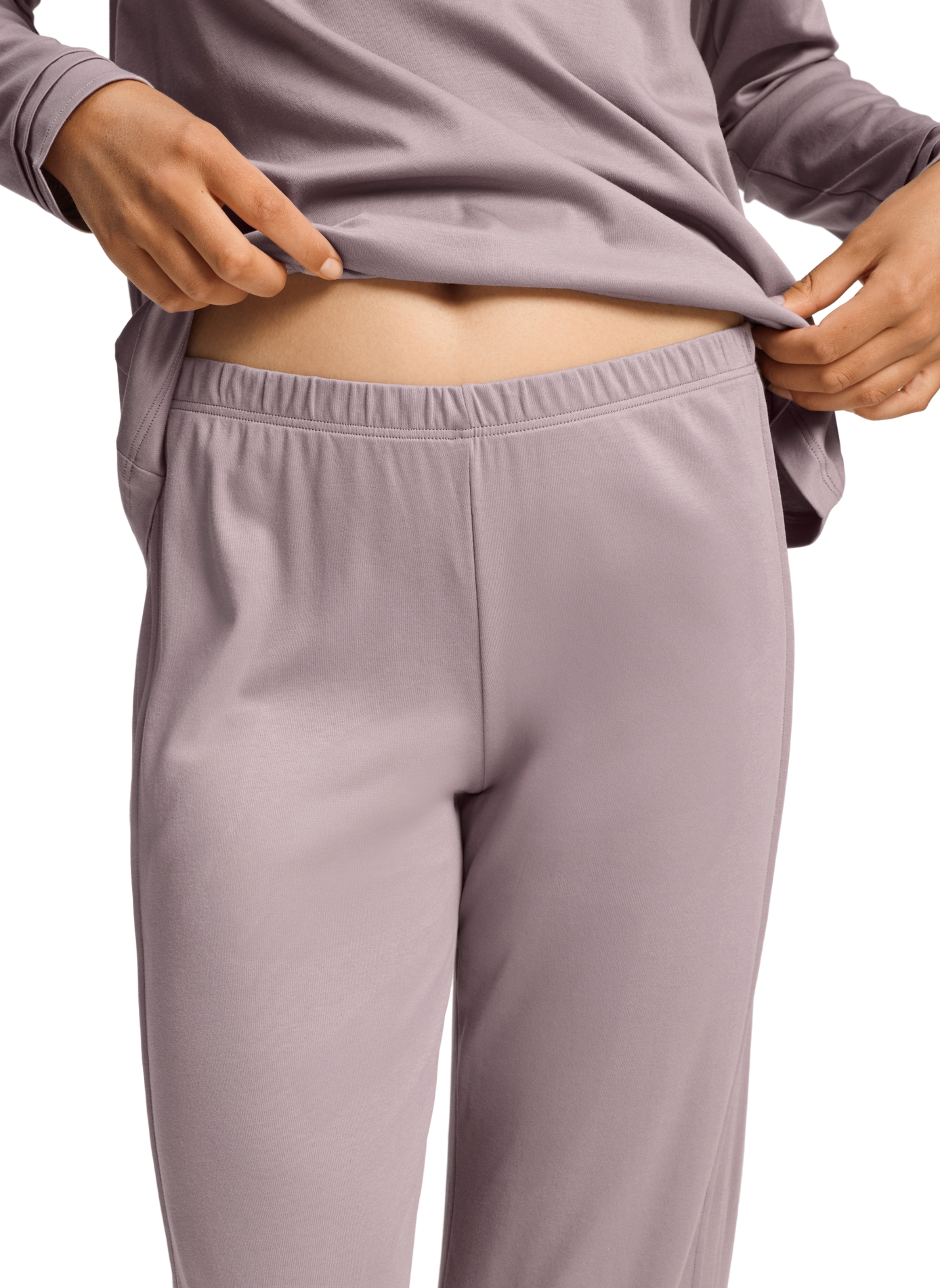 Ensemble de pyjama en coton HANRO Rose