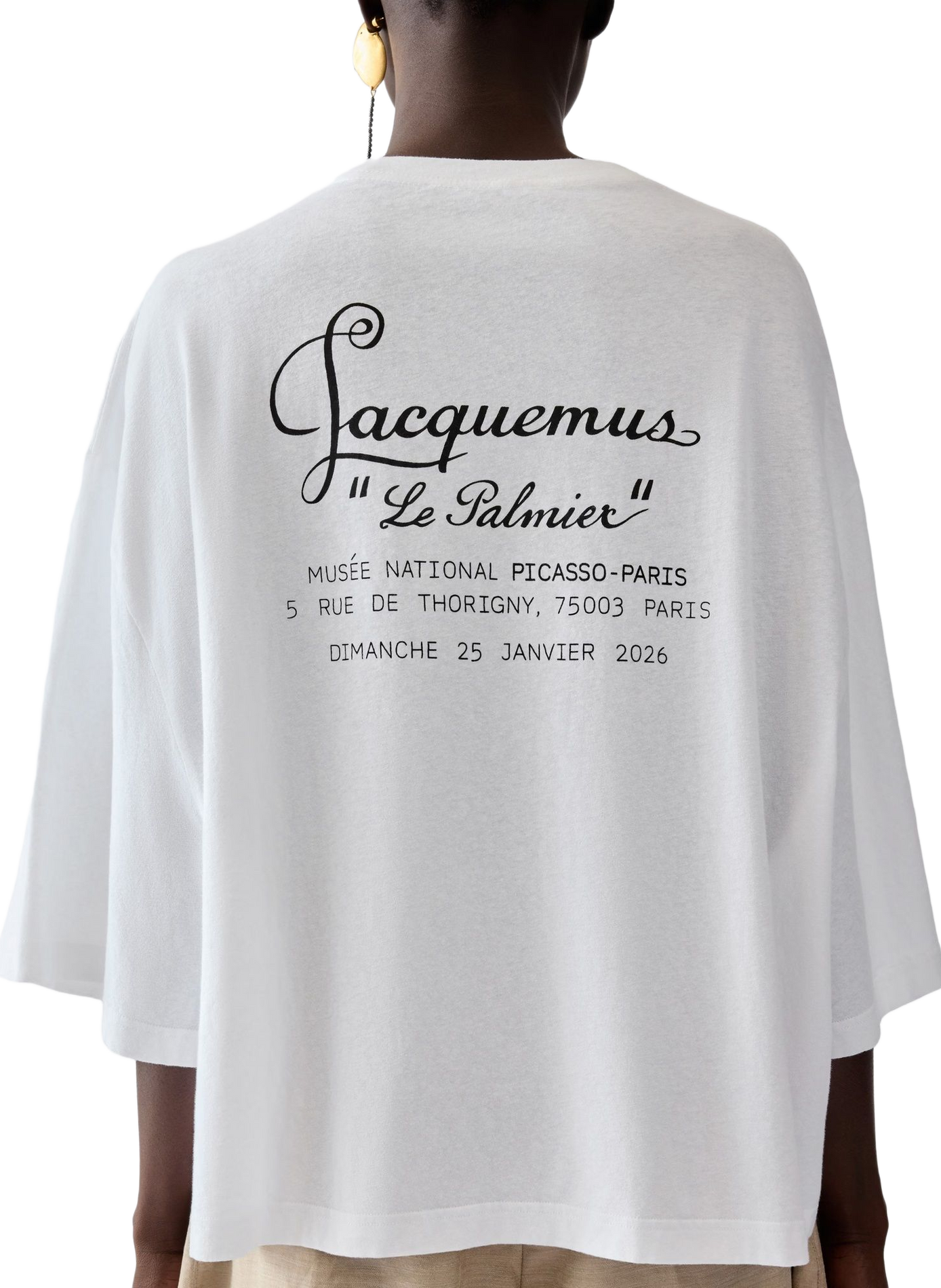 Le t-shirt Le Palmier en coton mélangé JACQUEMUS Multicolore