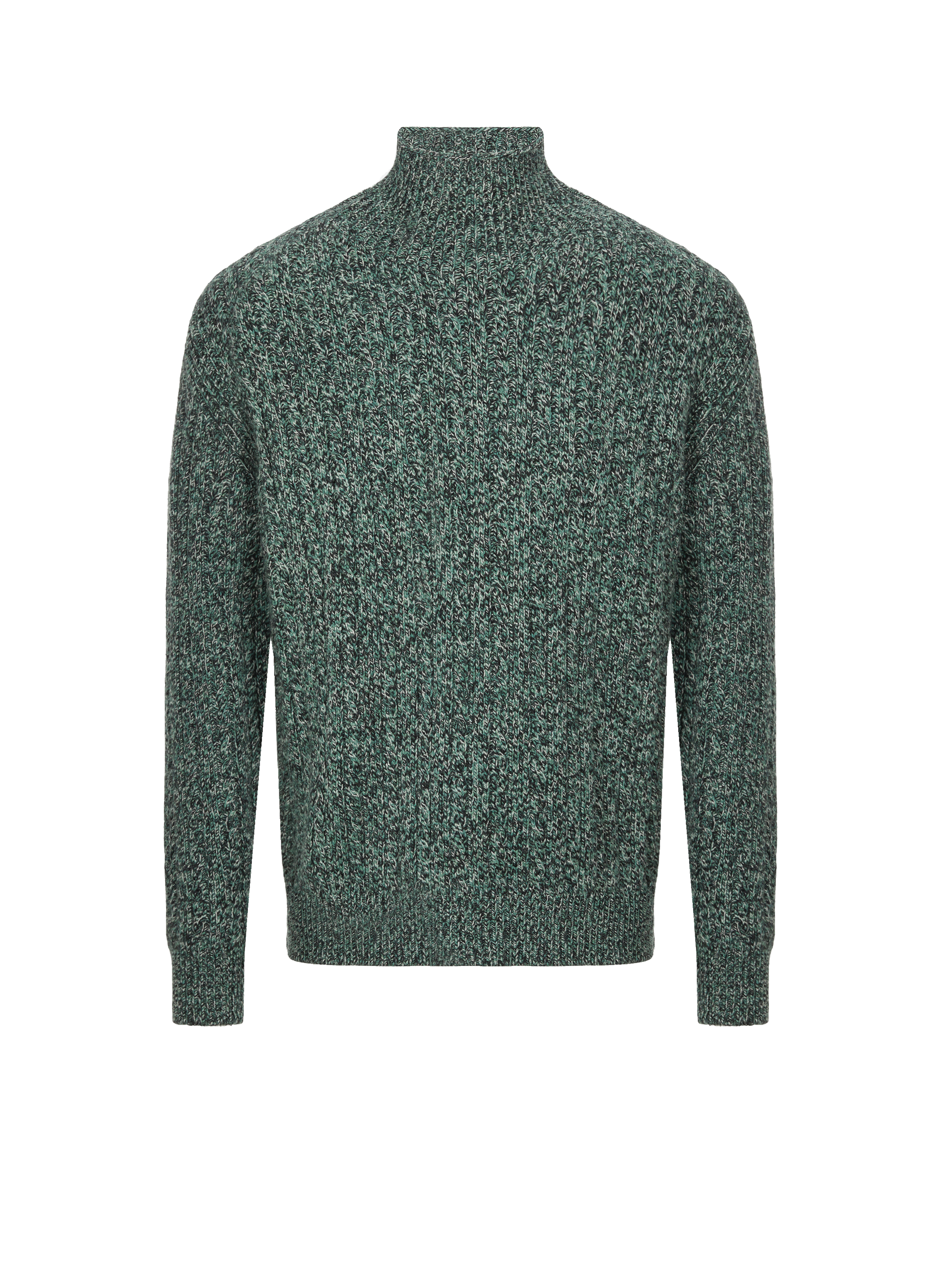 Pull à col montant en laine