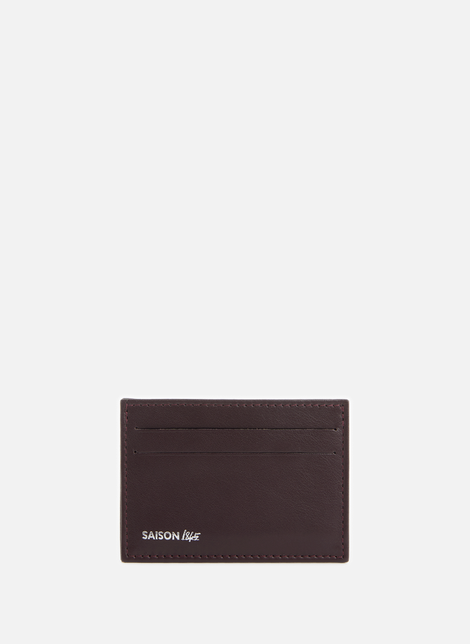 Leather card holder SAISON 1865