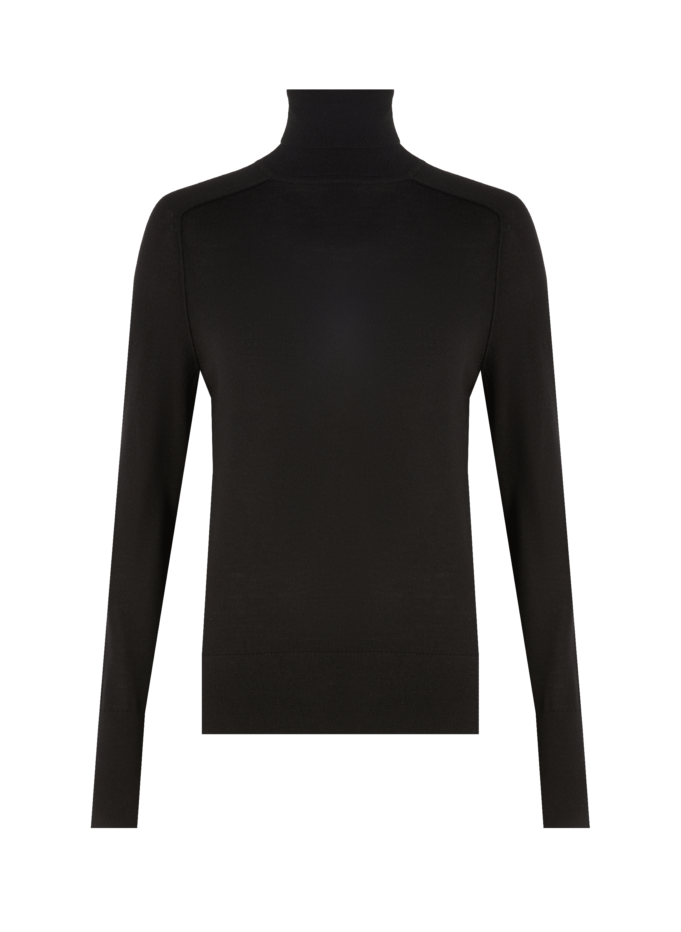 Pull col roulé en laine