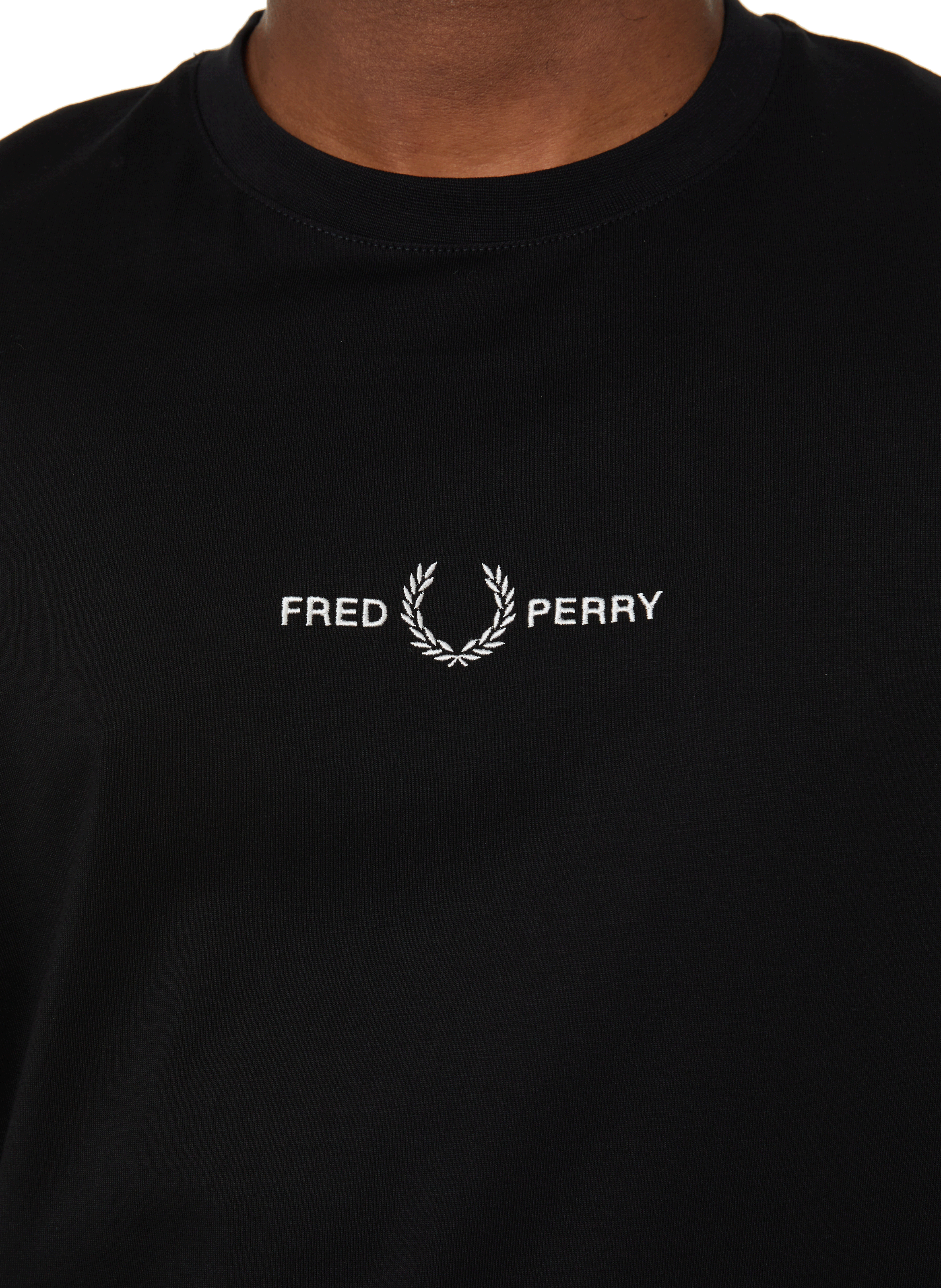 T-shirt en coton FRED PERRY Noir