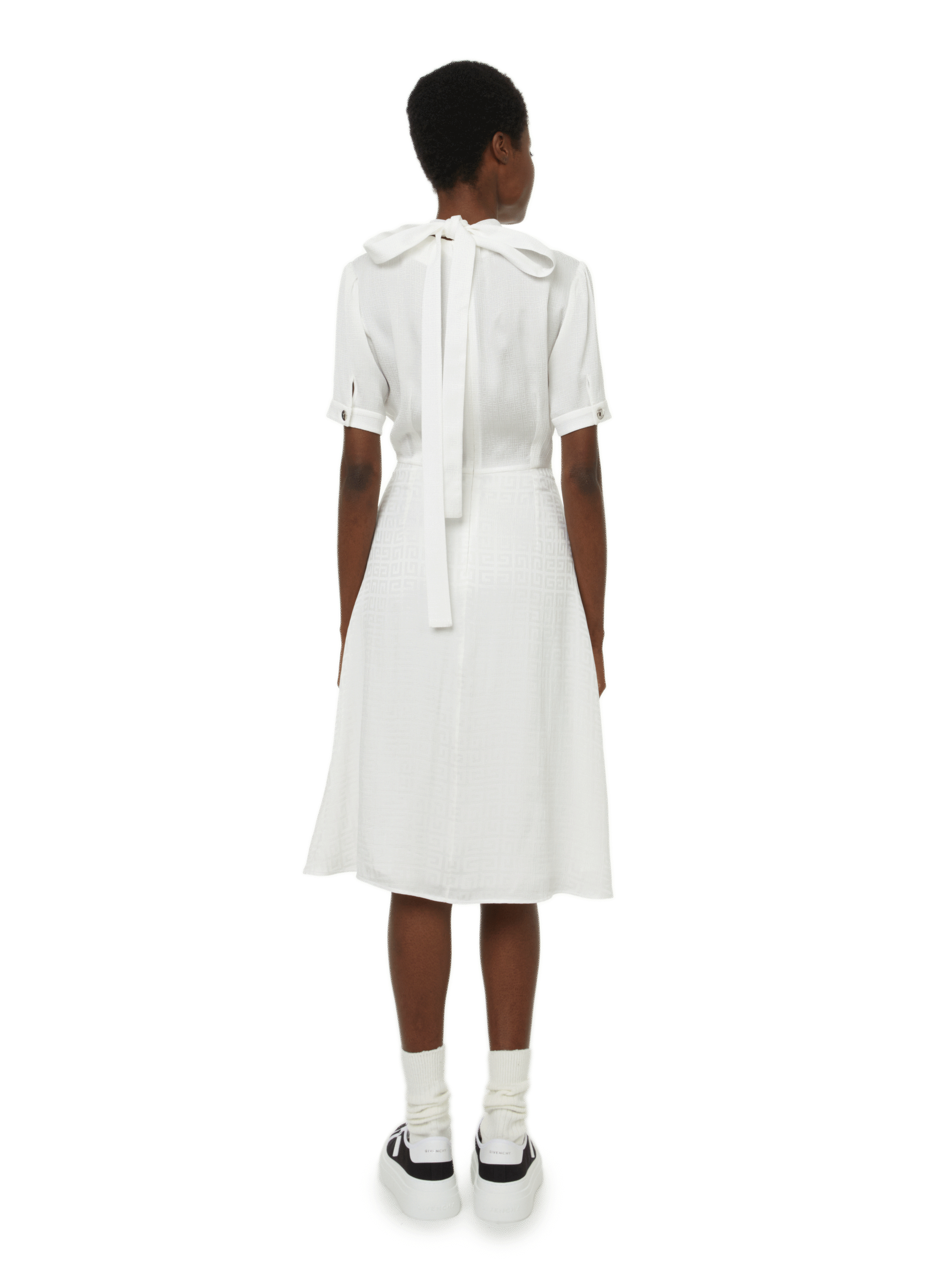 Robe en soie GIVENCHY Blanc