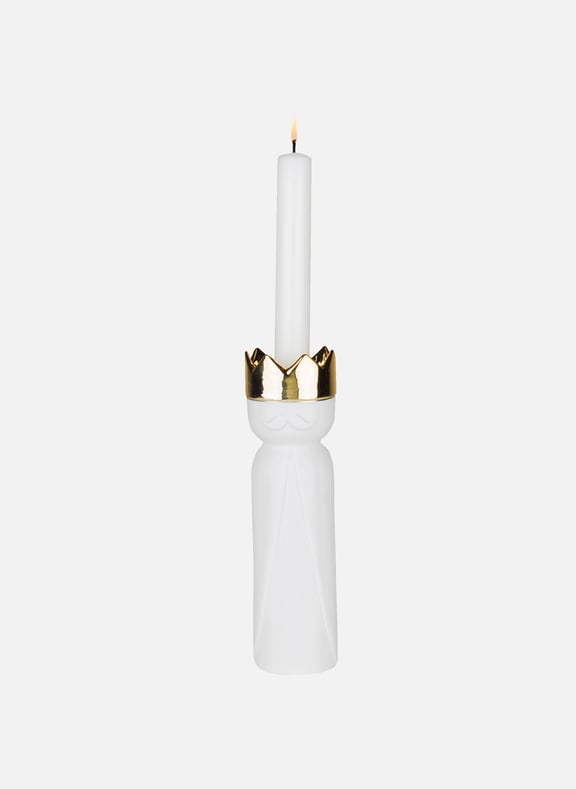 Bougeoir en porcelaine Blanc by RADER RADER Bougeoir en porcelaine Blanc