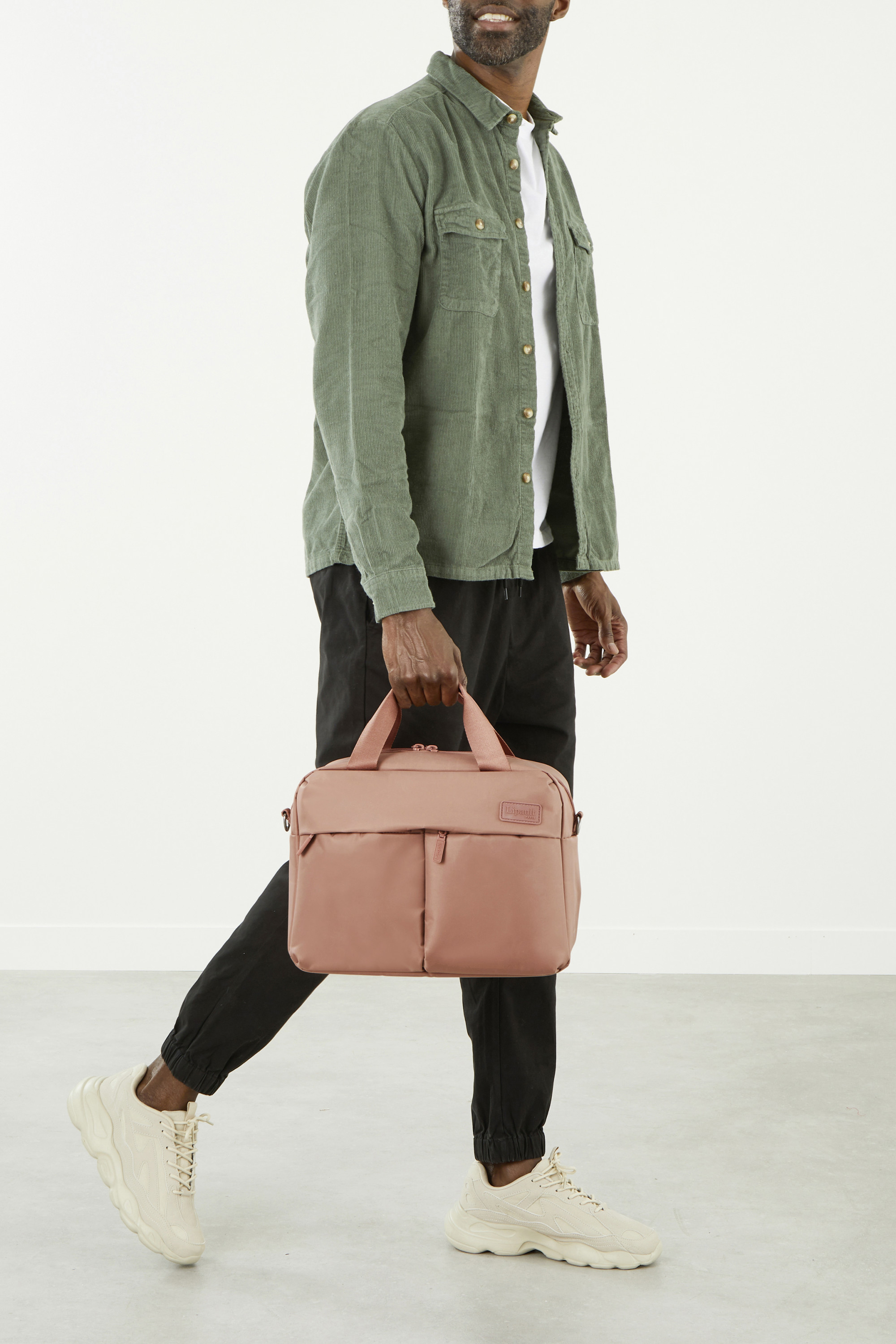 City plume sac de voyage taille s LIPAULT PARIS Rose