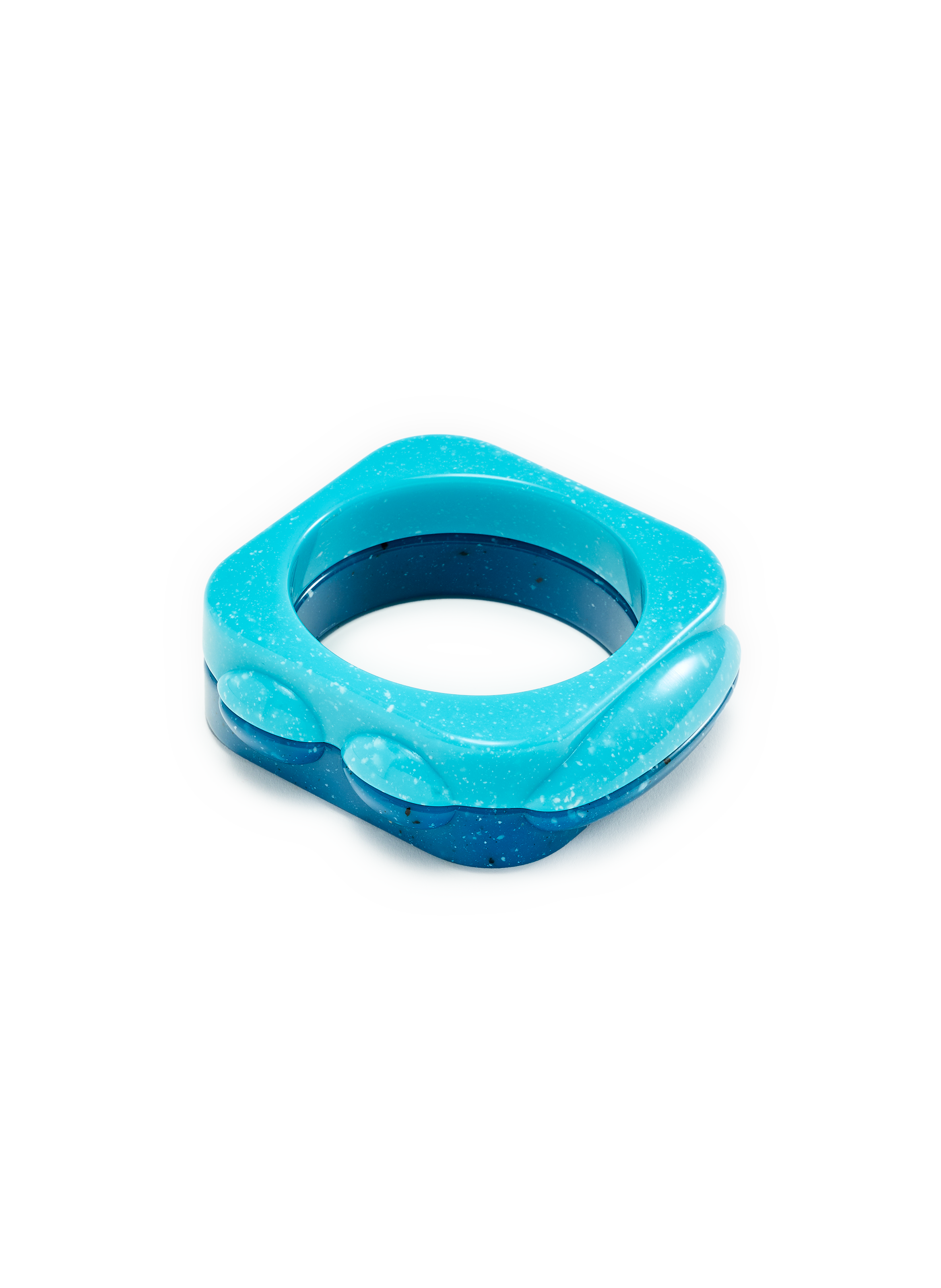 2 bracelets bangle Mare Magnum LA MANSO Bleu