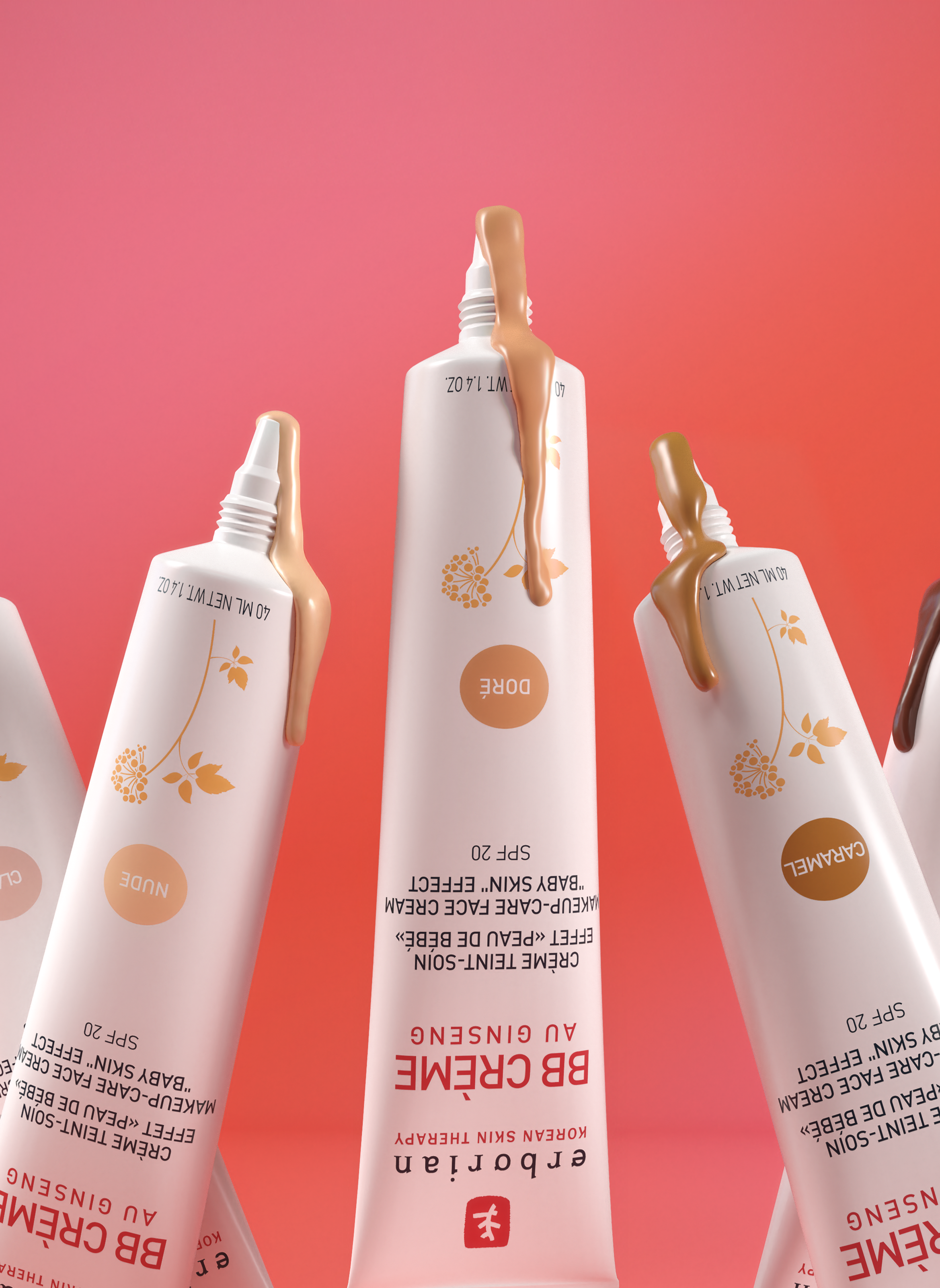 Ginseng BB Cream ERBORIAN Doré