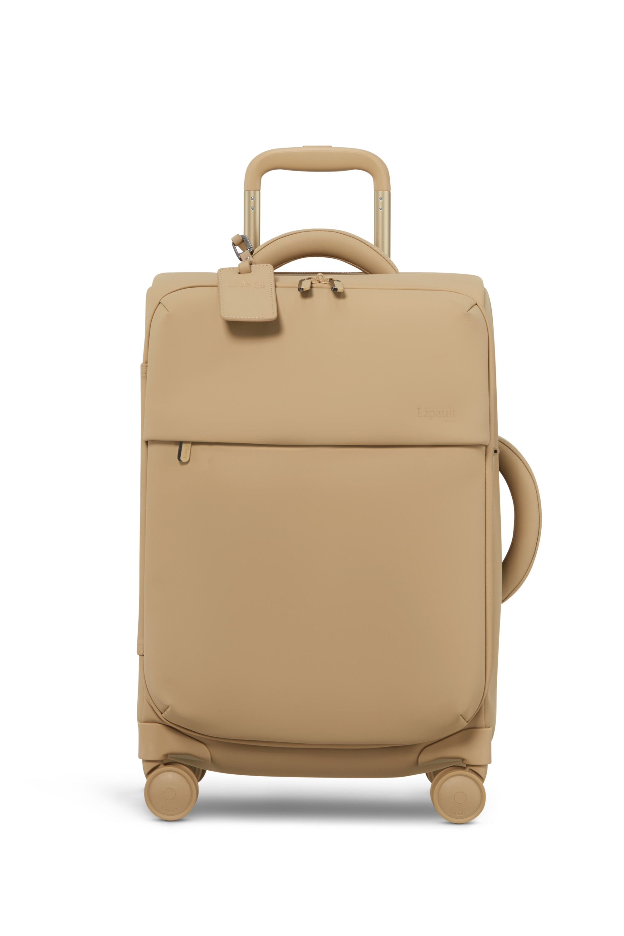 Lost in berlin valise 4 roues taille s LIPAULT PARIS Beige