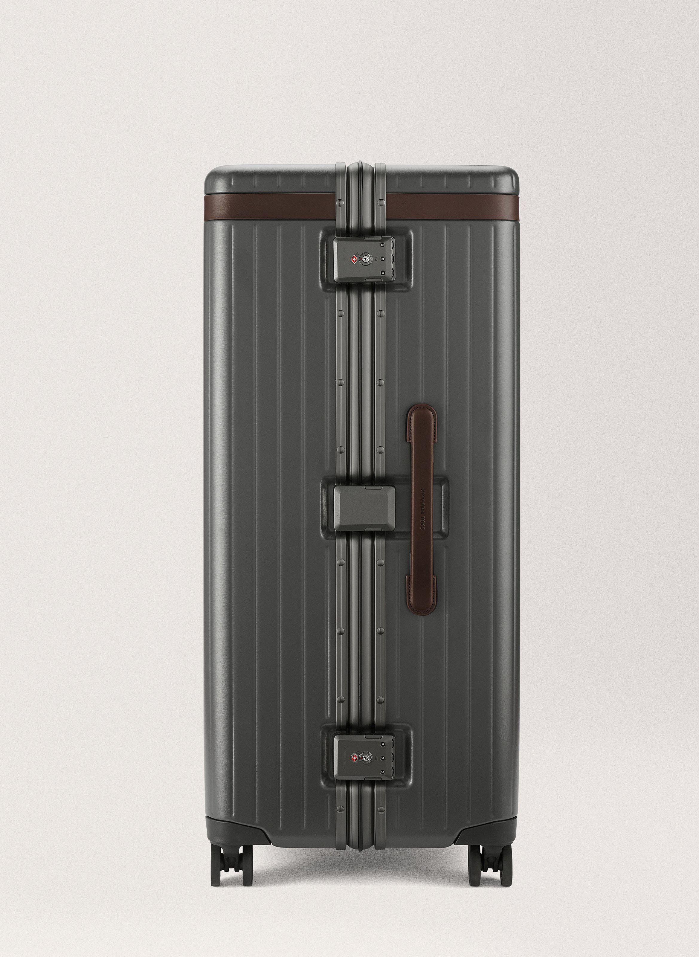 Valise 'the large check-in' en polycarbonate CARL FRIEDRIK Gris