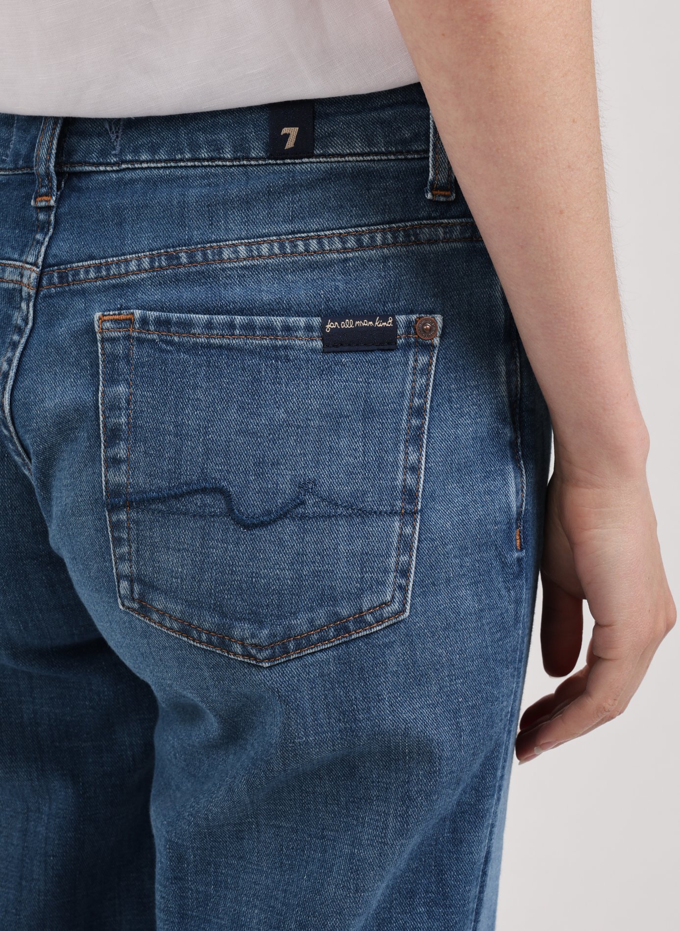 Contrast Jeans 7 FOR ALL MANKIND Blue