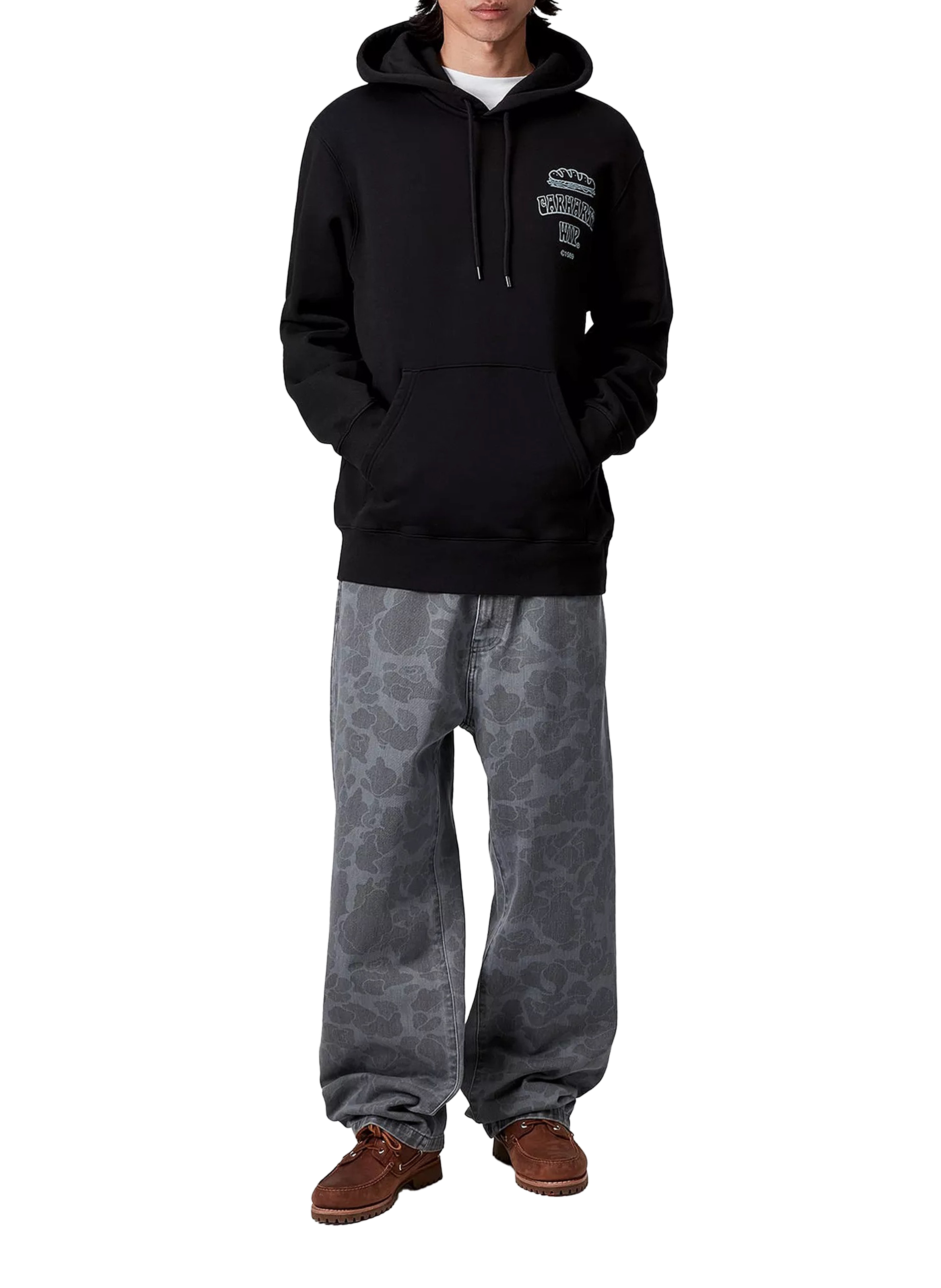 Cotton Sandwich Hoodie CARHARTT WIP Black