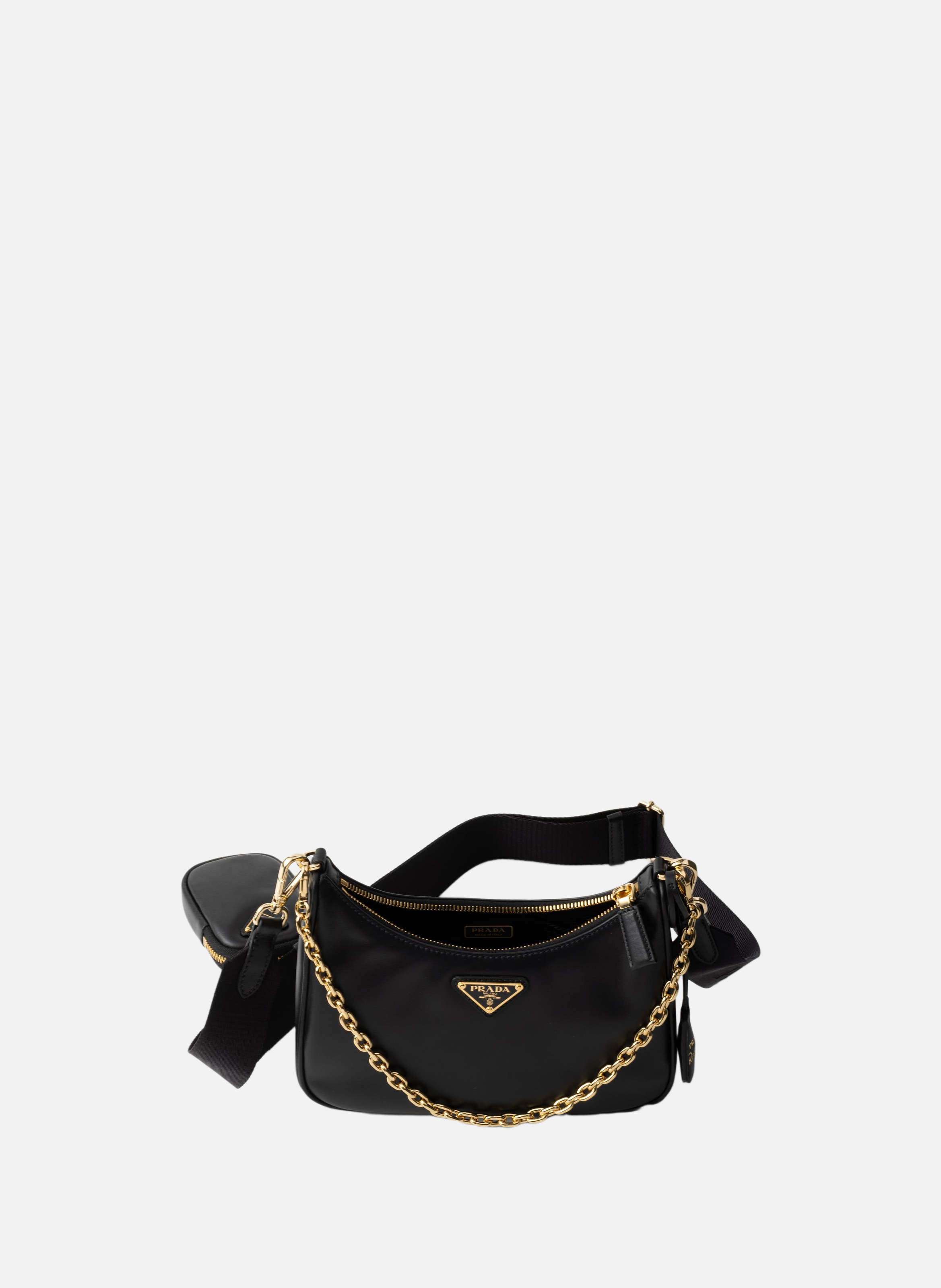 Sac prada re-edition 2005 en cuir PRADA Noir