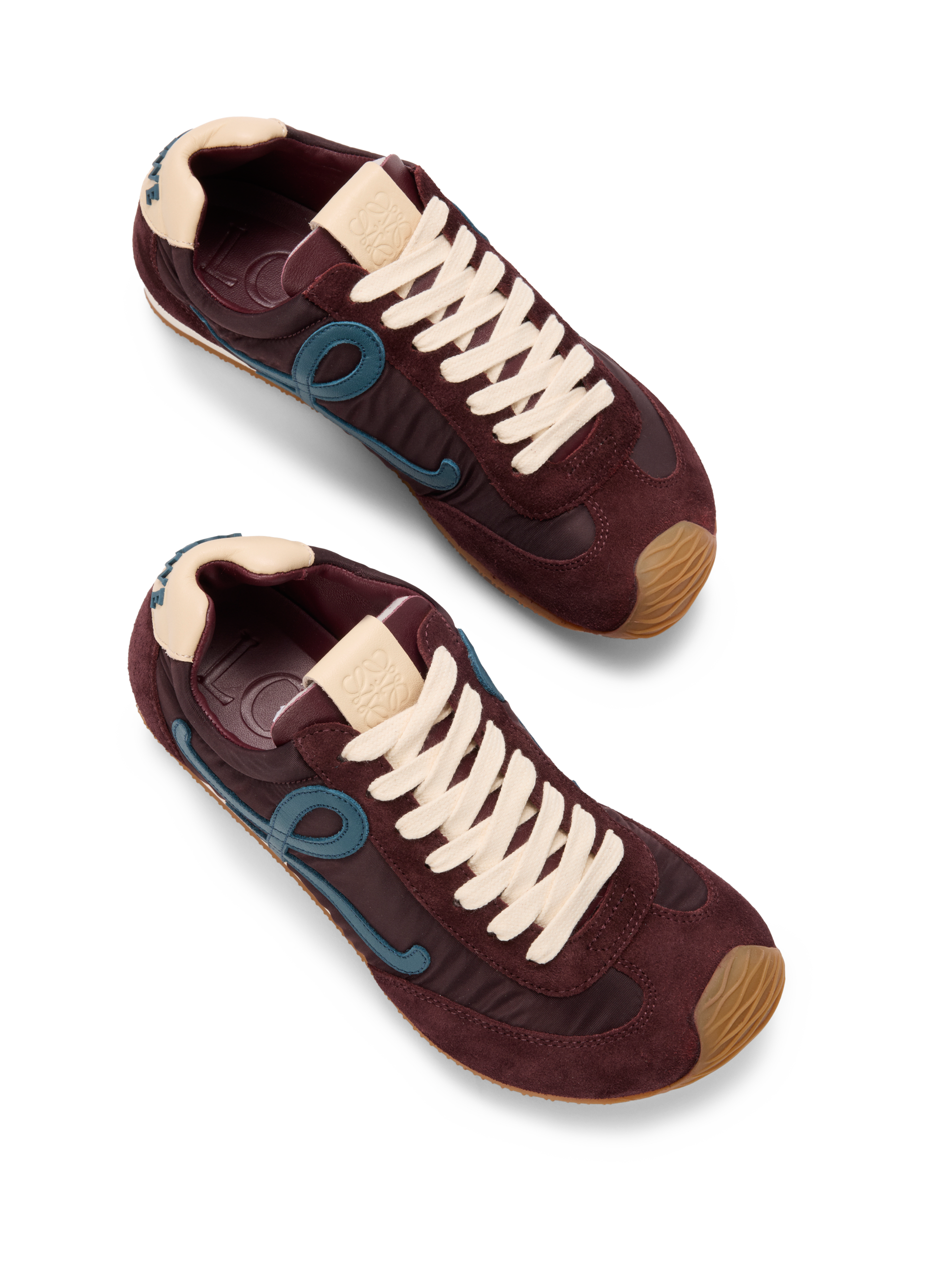 Baskets basses Ballet Runner 2.0 en cuir mélangé Rouge