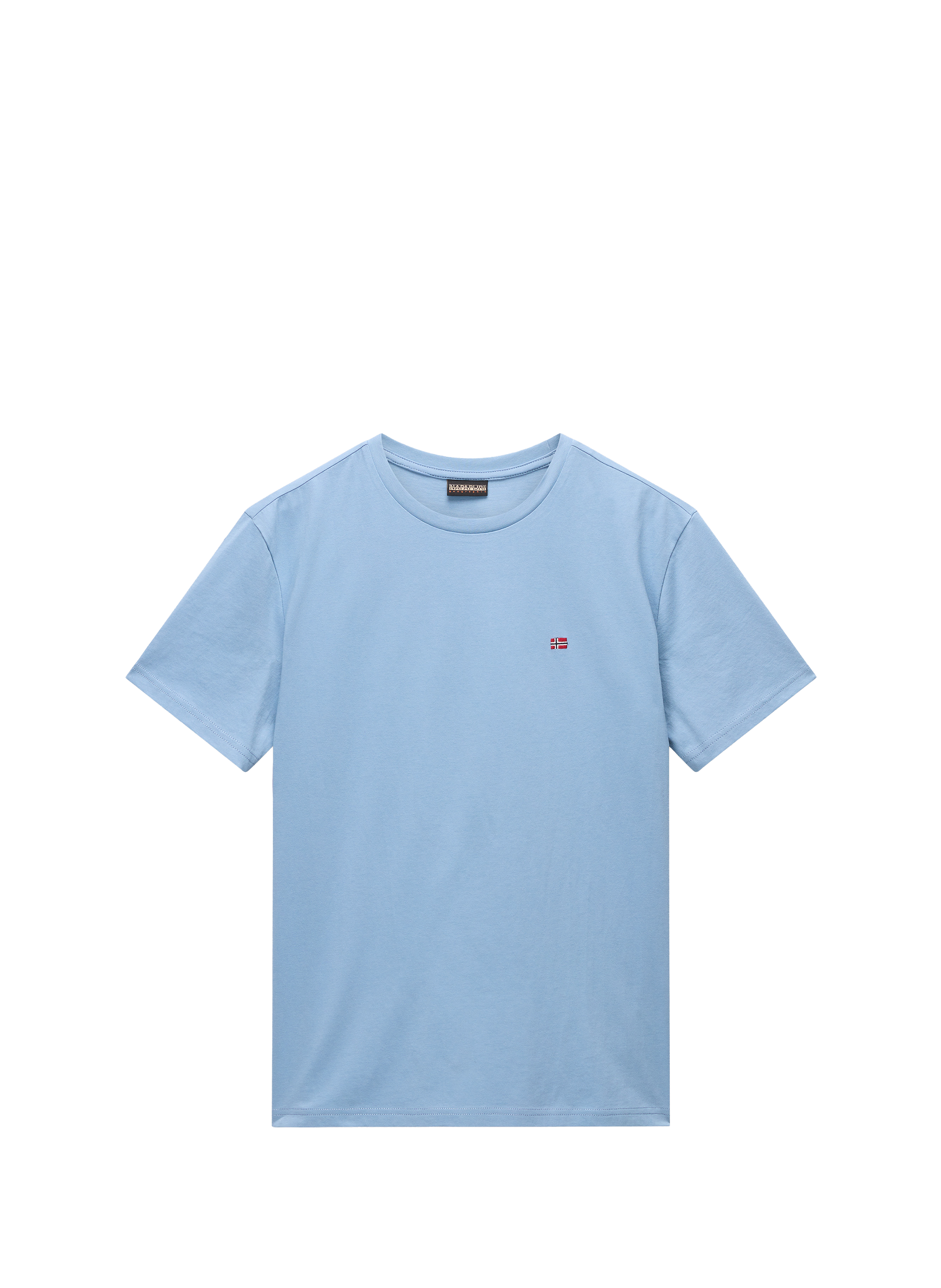 Cotton round-neck T-shirt NAPAPIJRI Blue