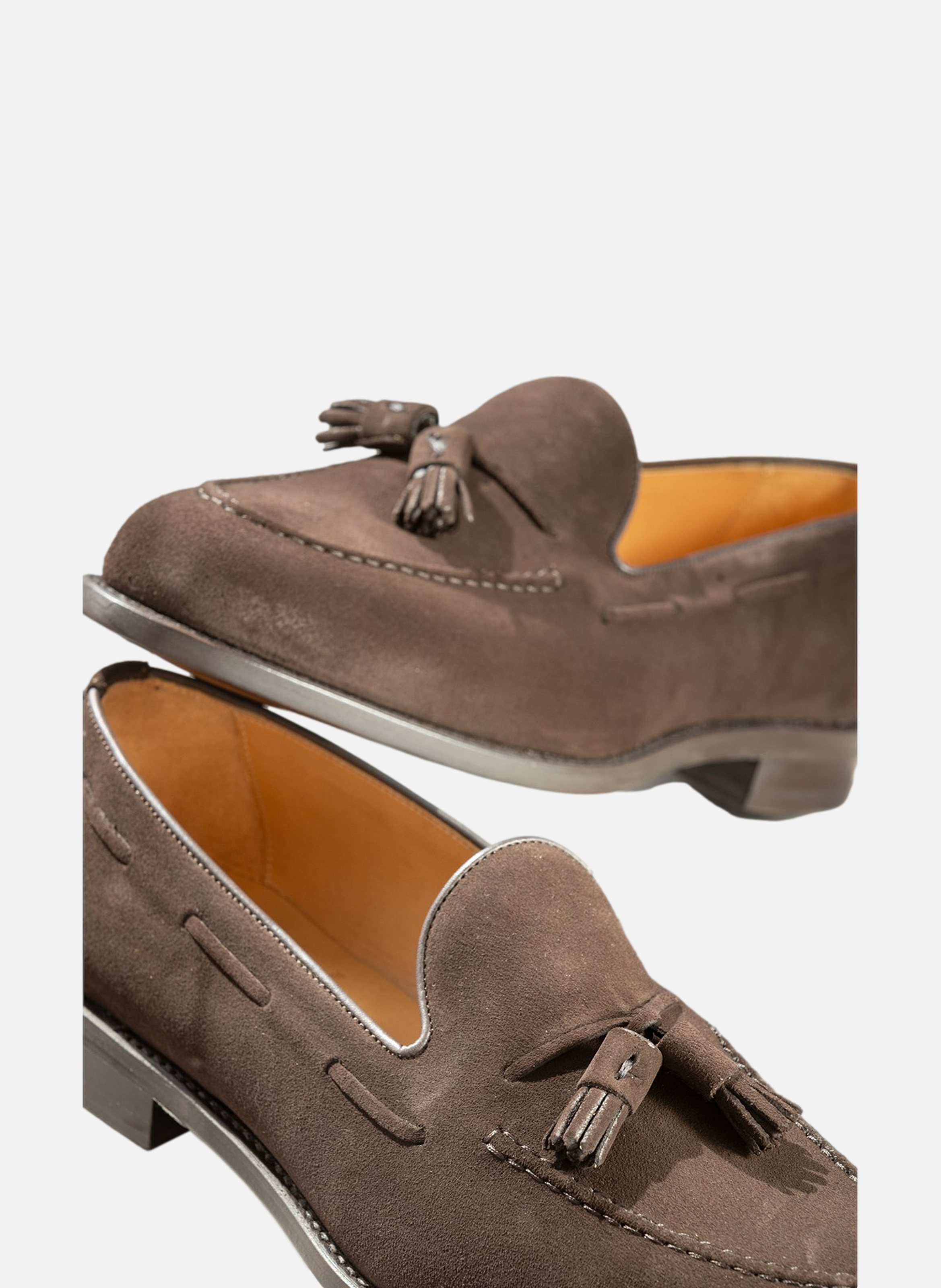 Mocassin velours olden FINSBURY Marron