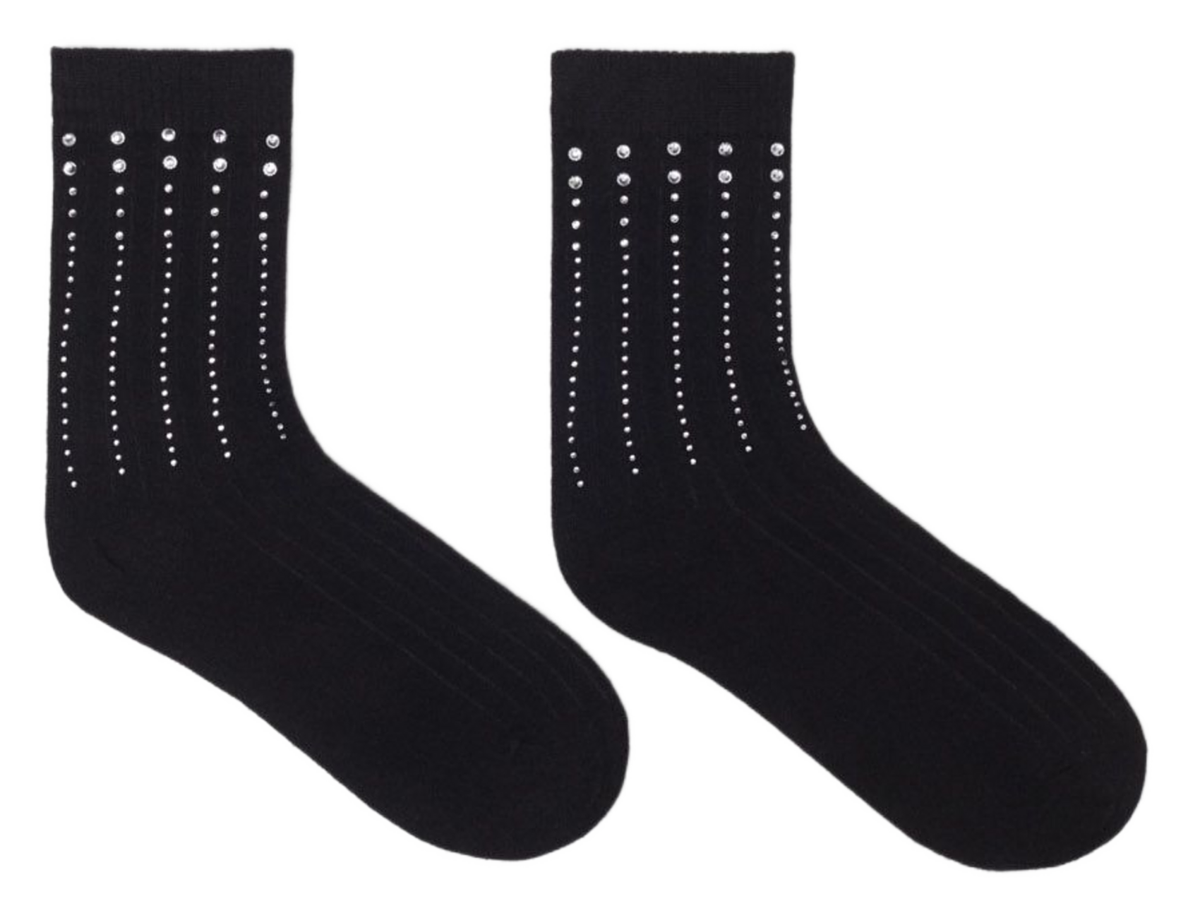 MAJE Chaussettes en laine mélangée Noir