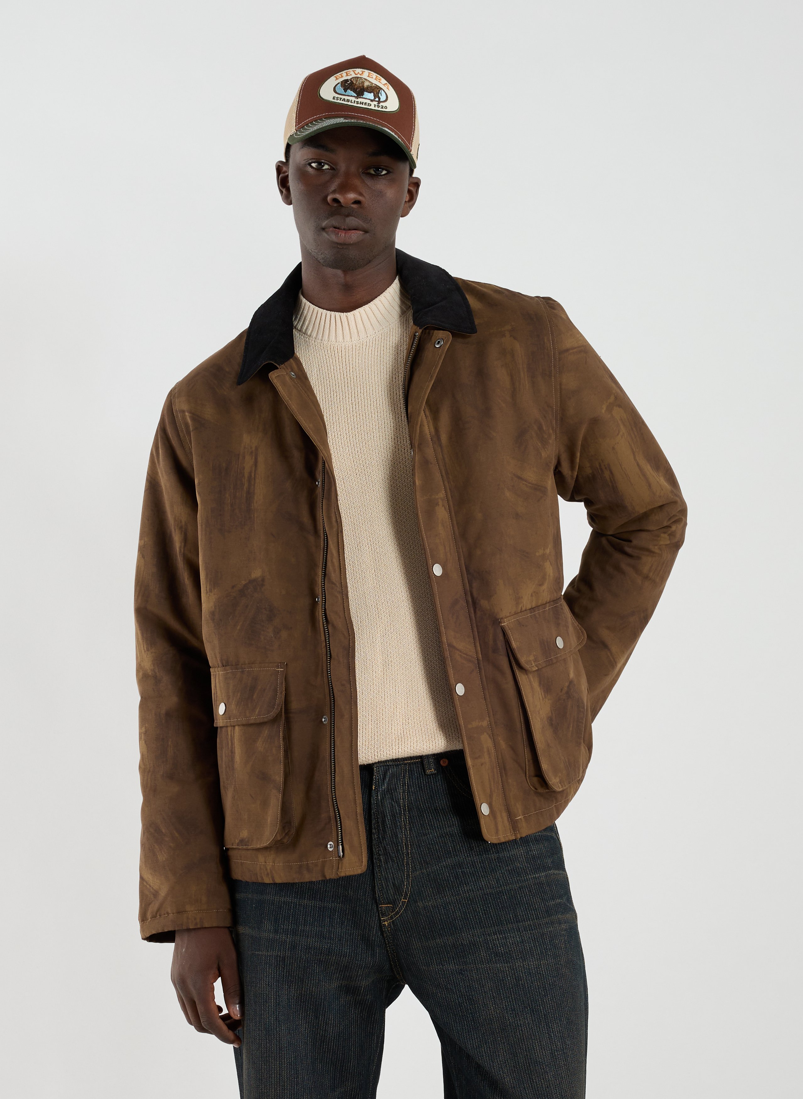 LES DEUX Montana Jacket Brown