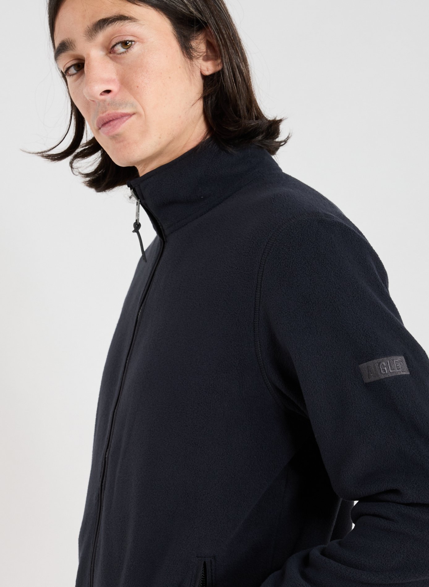 Veste polaire à col montant AIGLE Noir