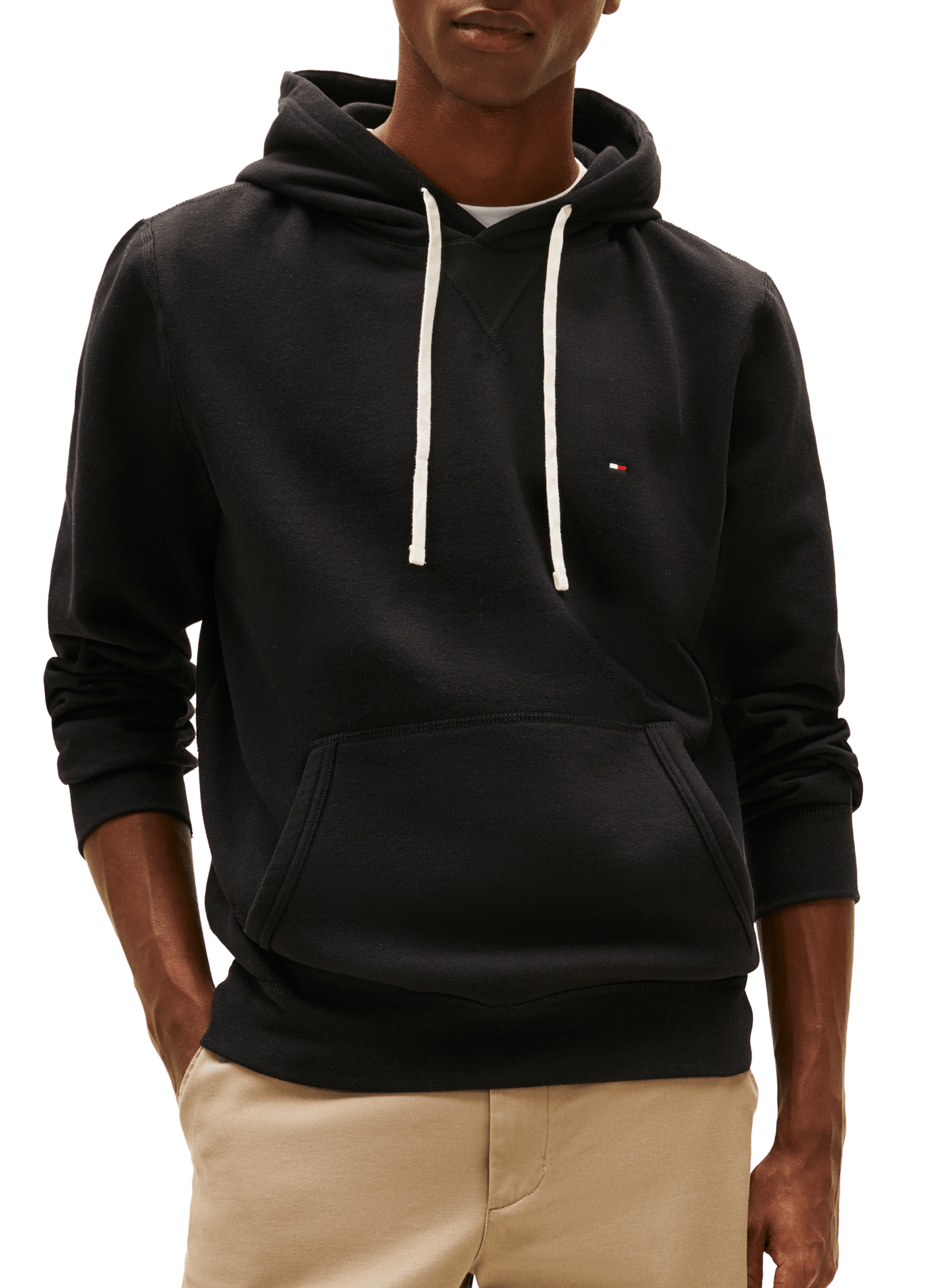Cotton hoodie TOMMY HILFIGER Black