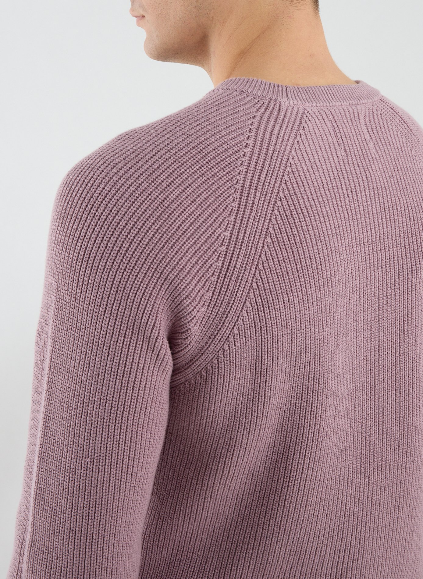 Ribbed round neck cotton sweater DOCKERS Purple