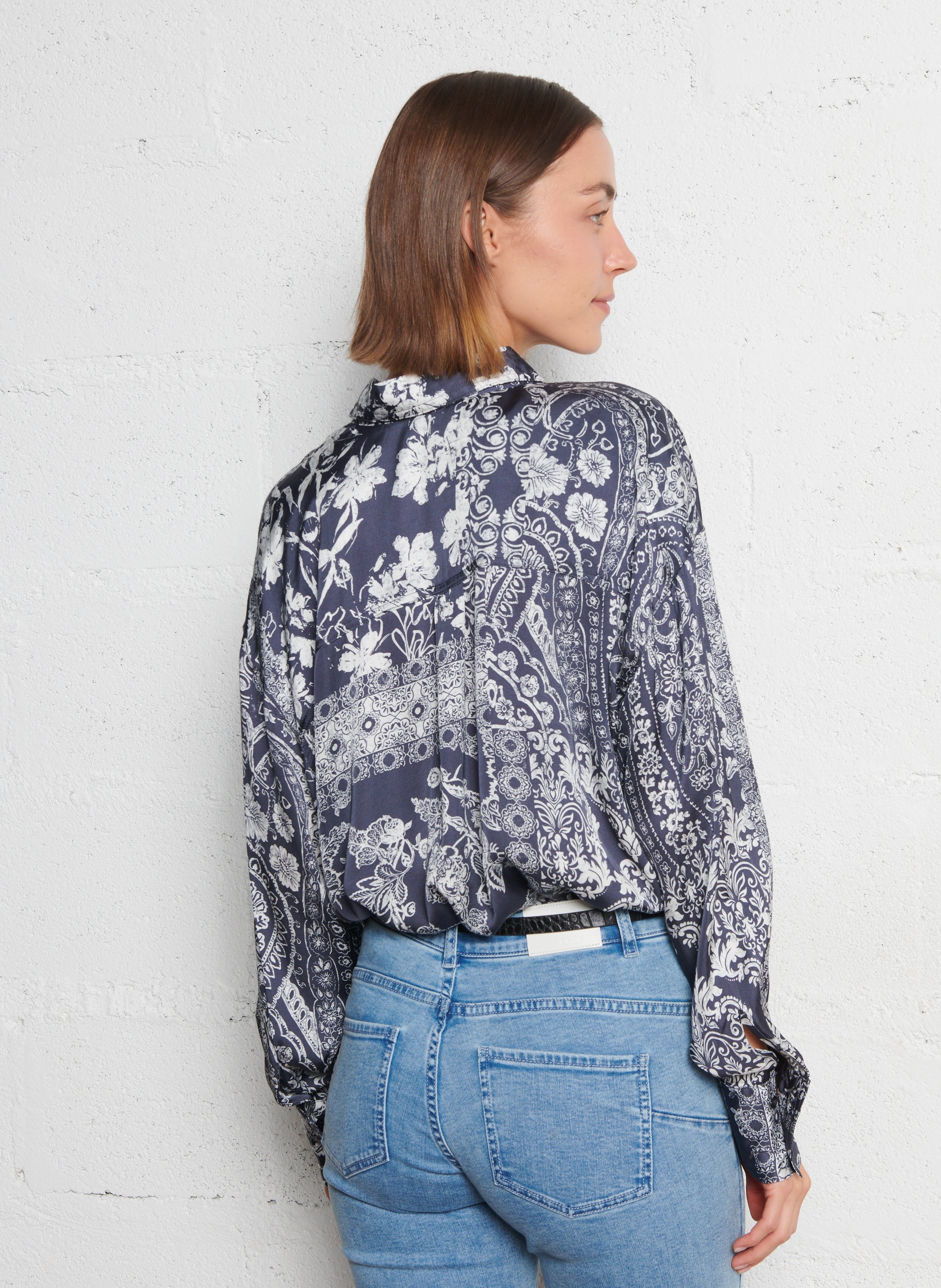 Chemise col classique IKKS Bleu