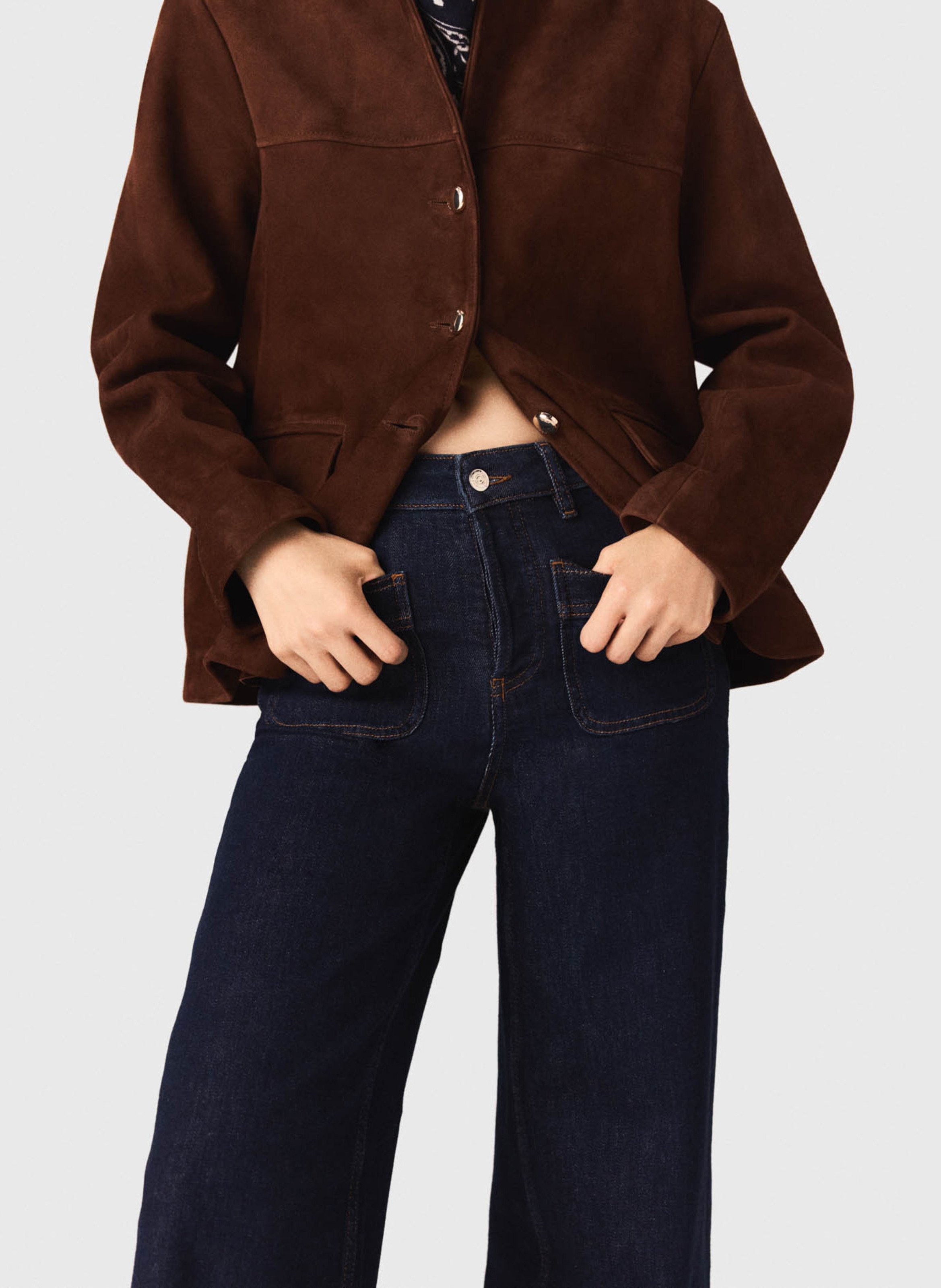 Jean large MAJE Bleu