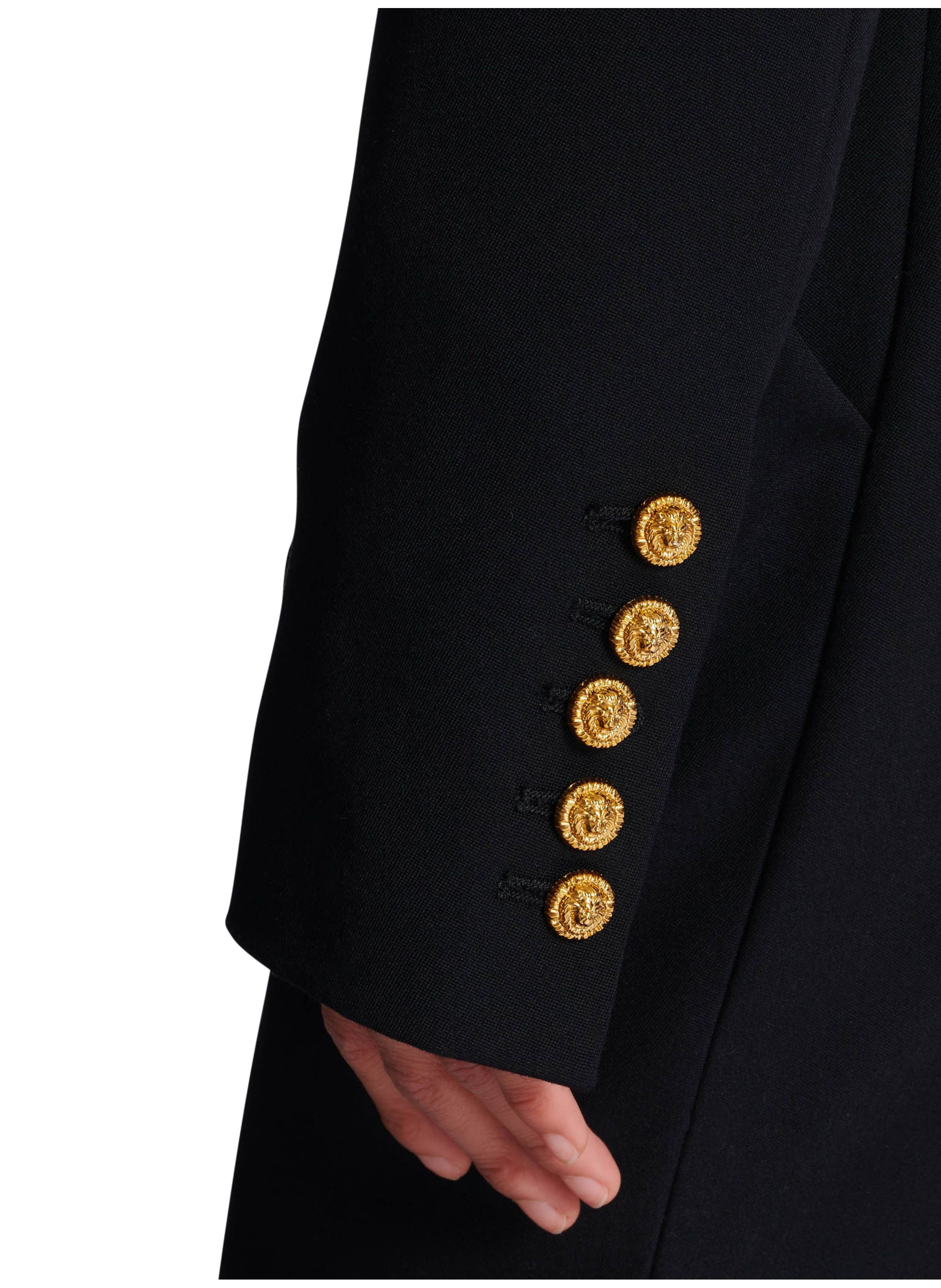 Spencer en grain de poudre BALMAIN Noir