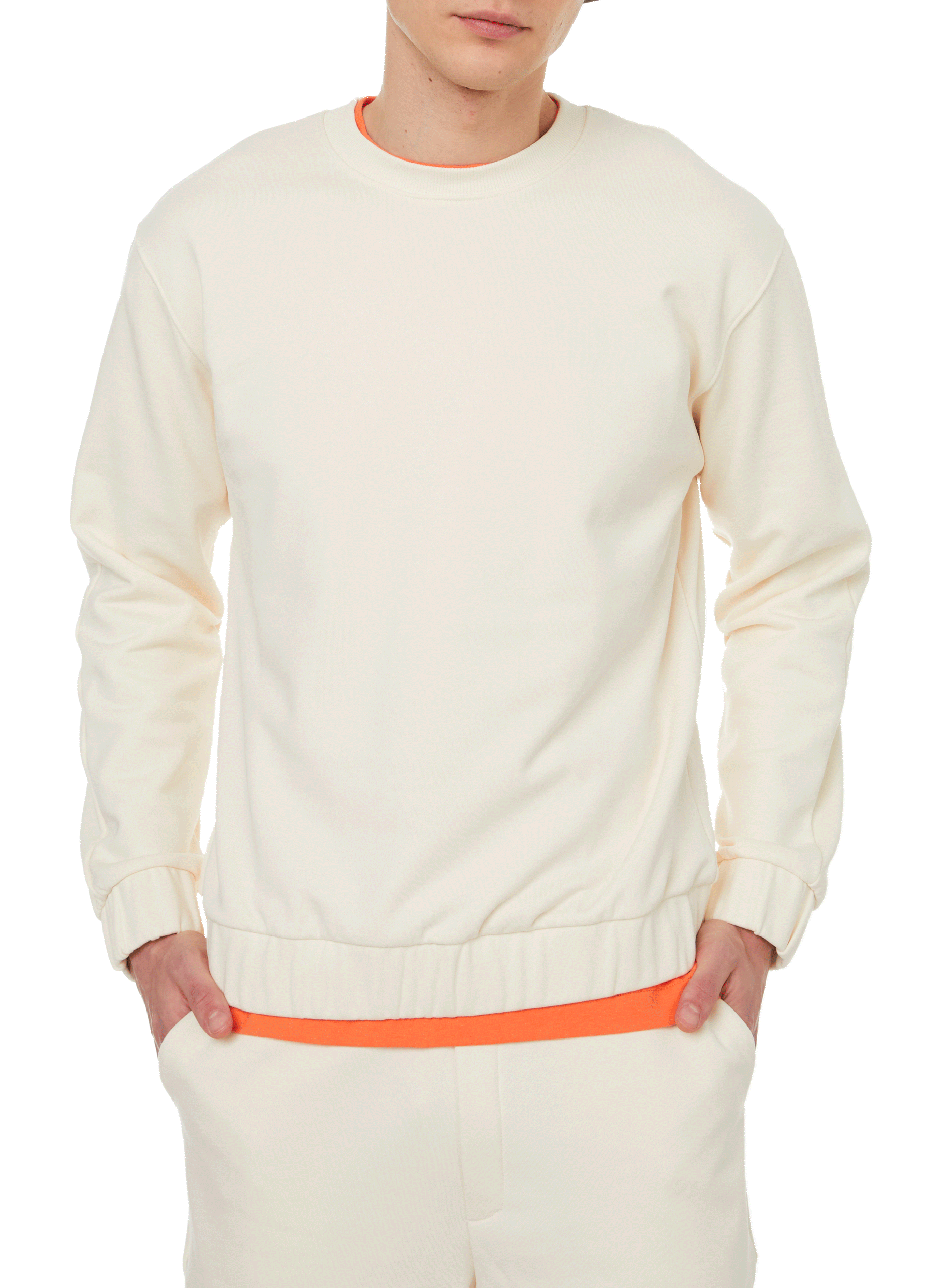 Cotton sweatshirt SAISON 1865 Beige