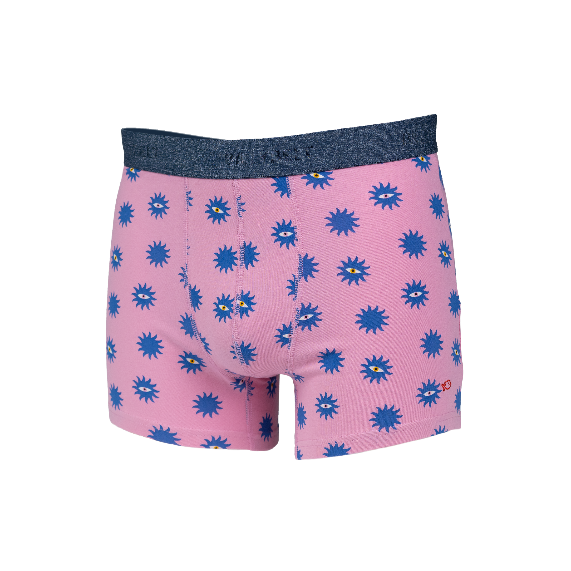 Boxer en coton biologique BILLYBELT Rose