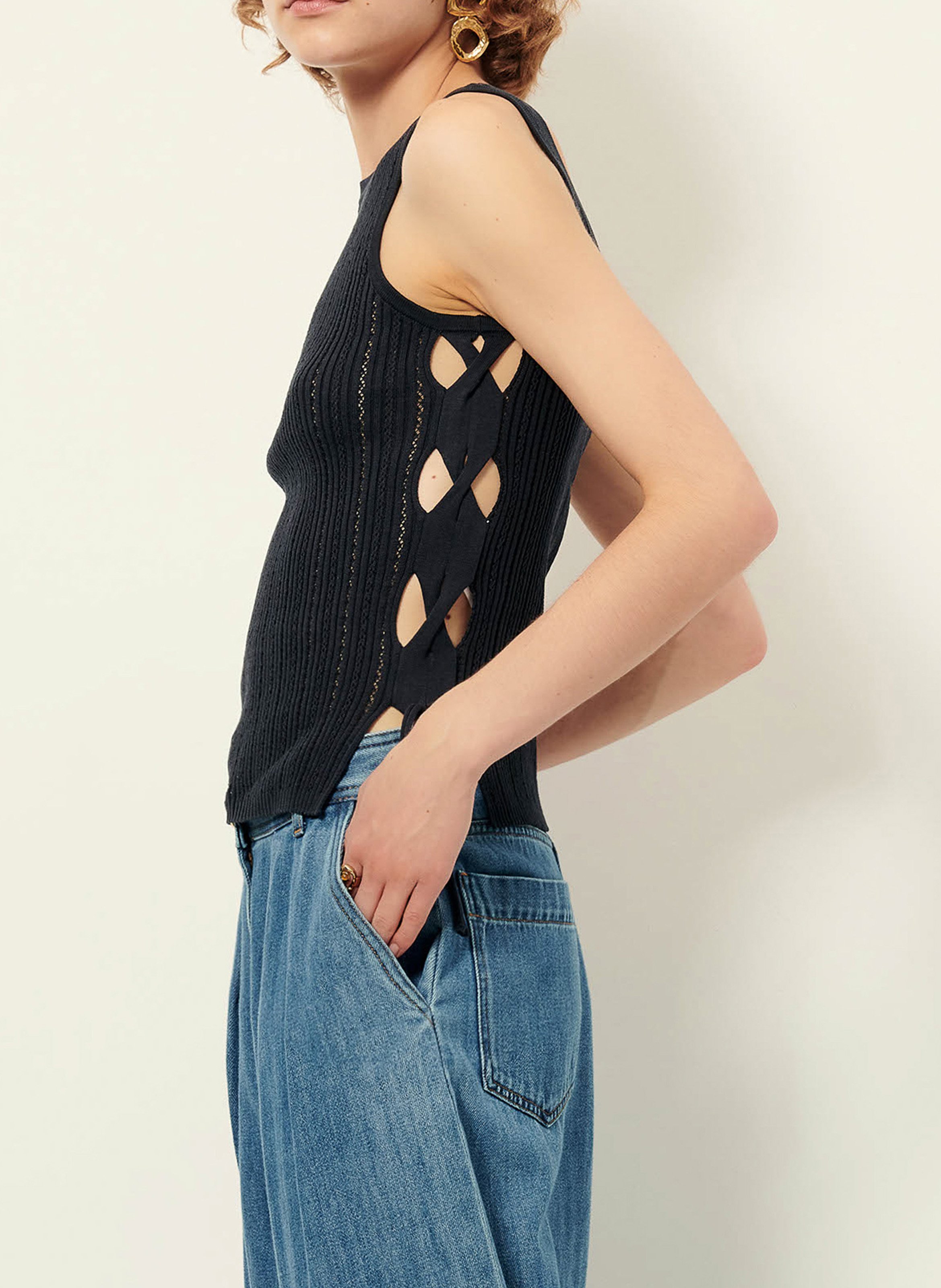 Top col rond ayrson SESSUN Vert