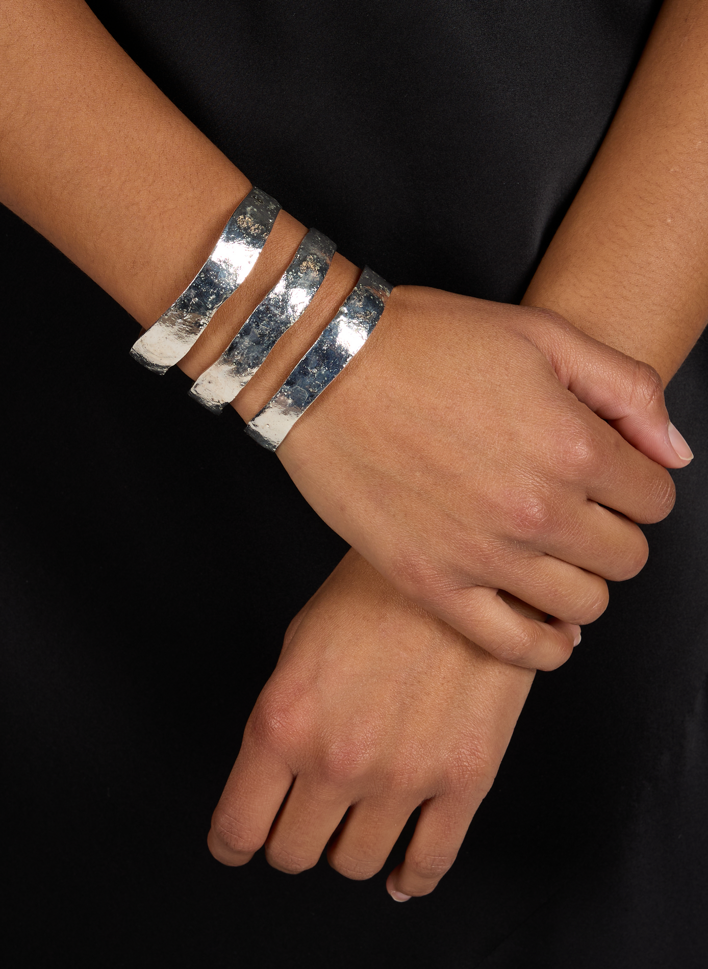 Bracelet manchette Bianca SYLVIA TOLEDANO Argent