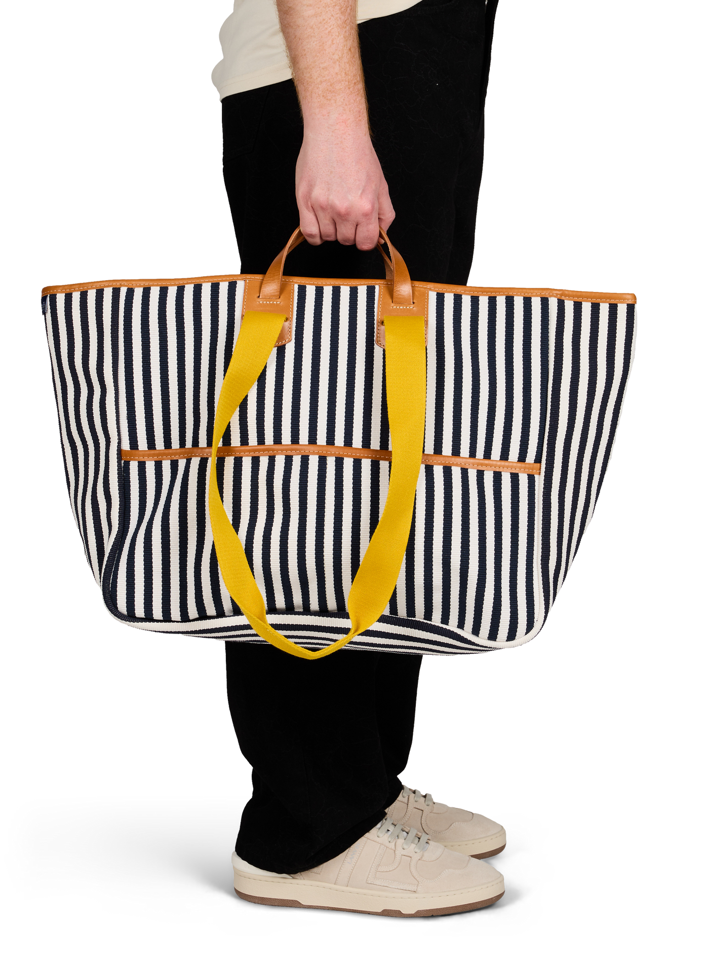 Striped Cotton 48h Mélo Tote BLEU DE CHAUFFE Multicolour