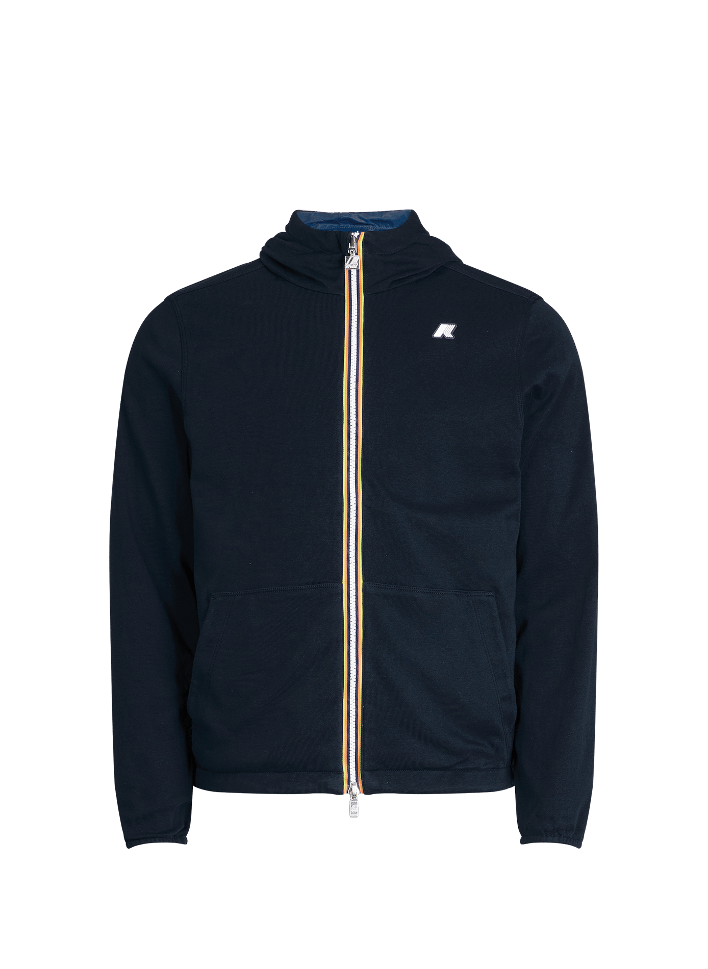 Reversible lightweight cotton jacket K-WAY Blue