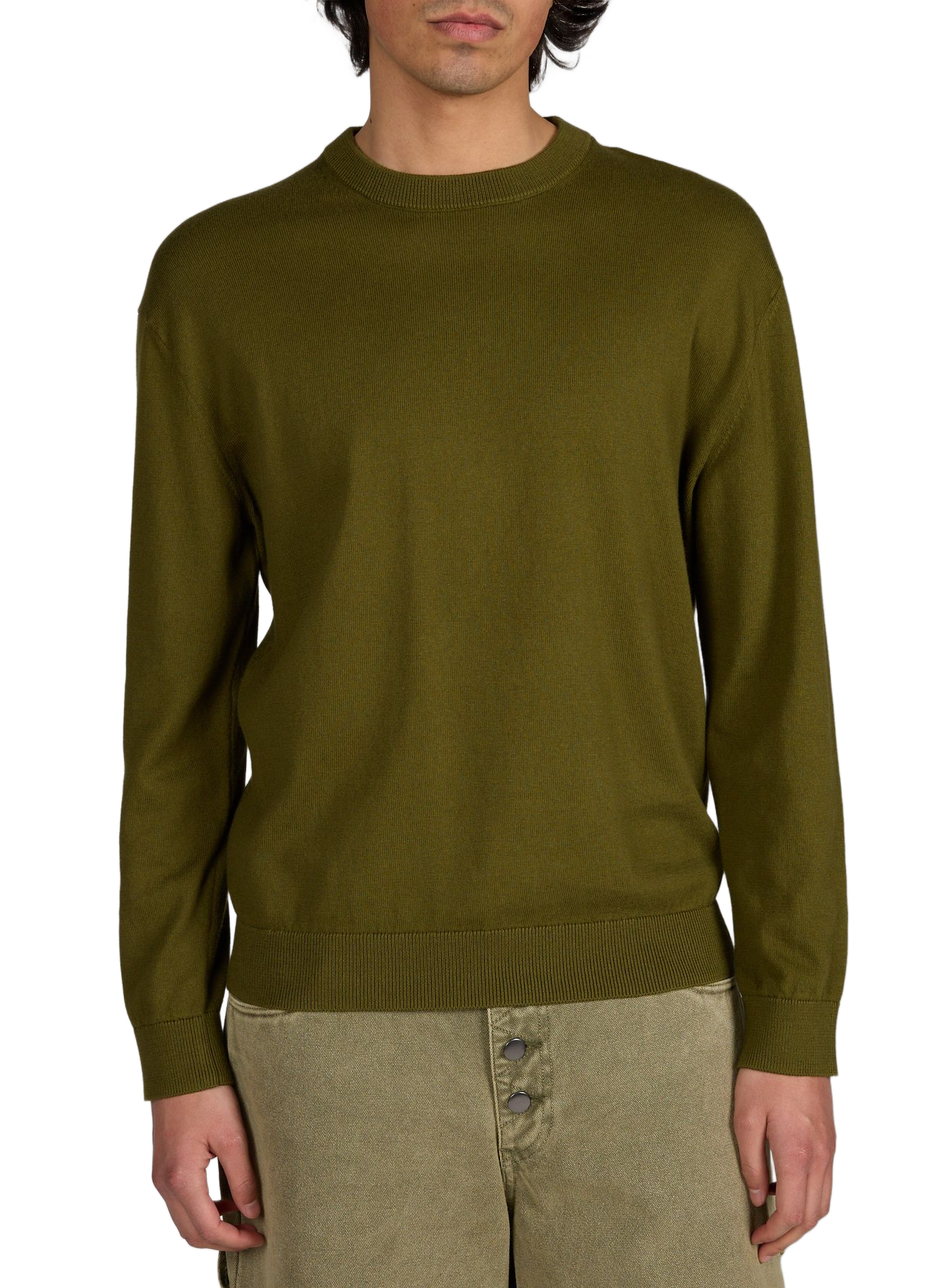 Pull en coton mélangé CLOSED Vert