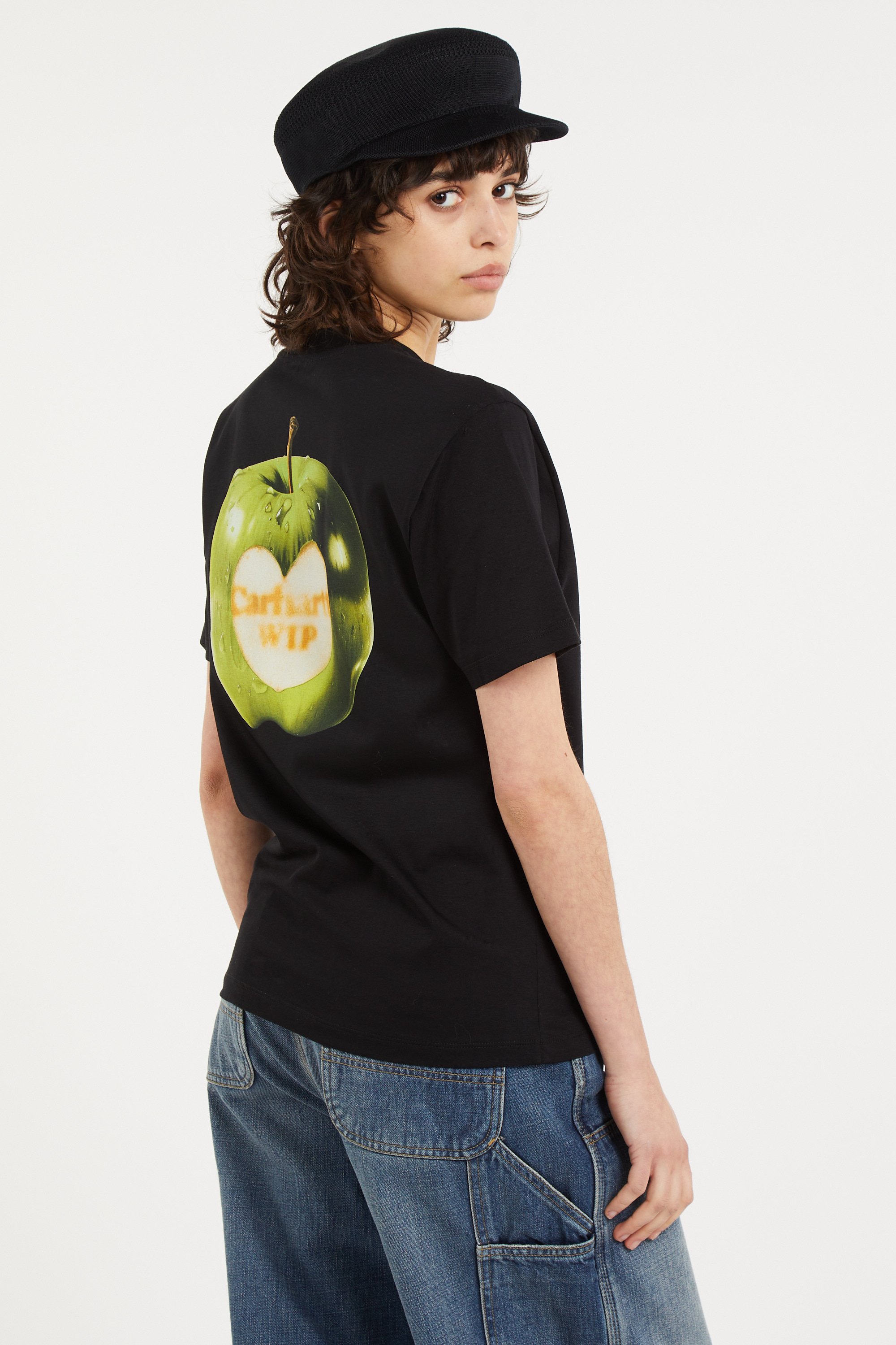 T-shirt w' s/s spoiled t-shirt CARHARTT WIP Noir